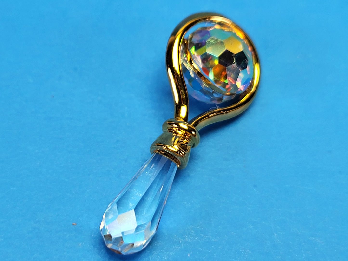 CRYSTAL MEMORIES – BABY’S RATTLE GOLD 219199