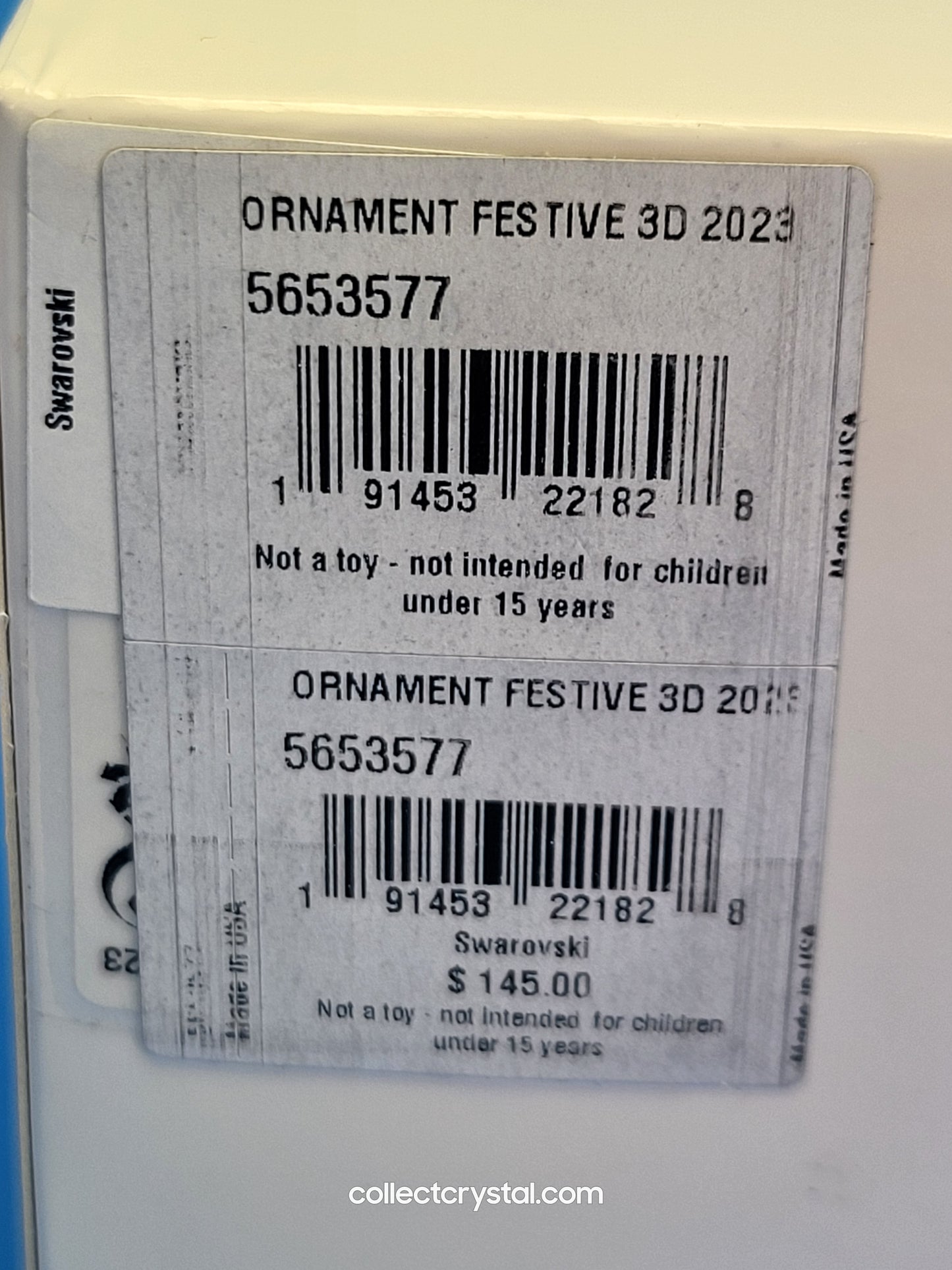 2023 ANNUAL EDITION 3D FESTIVE ORNAMENT 5653577