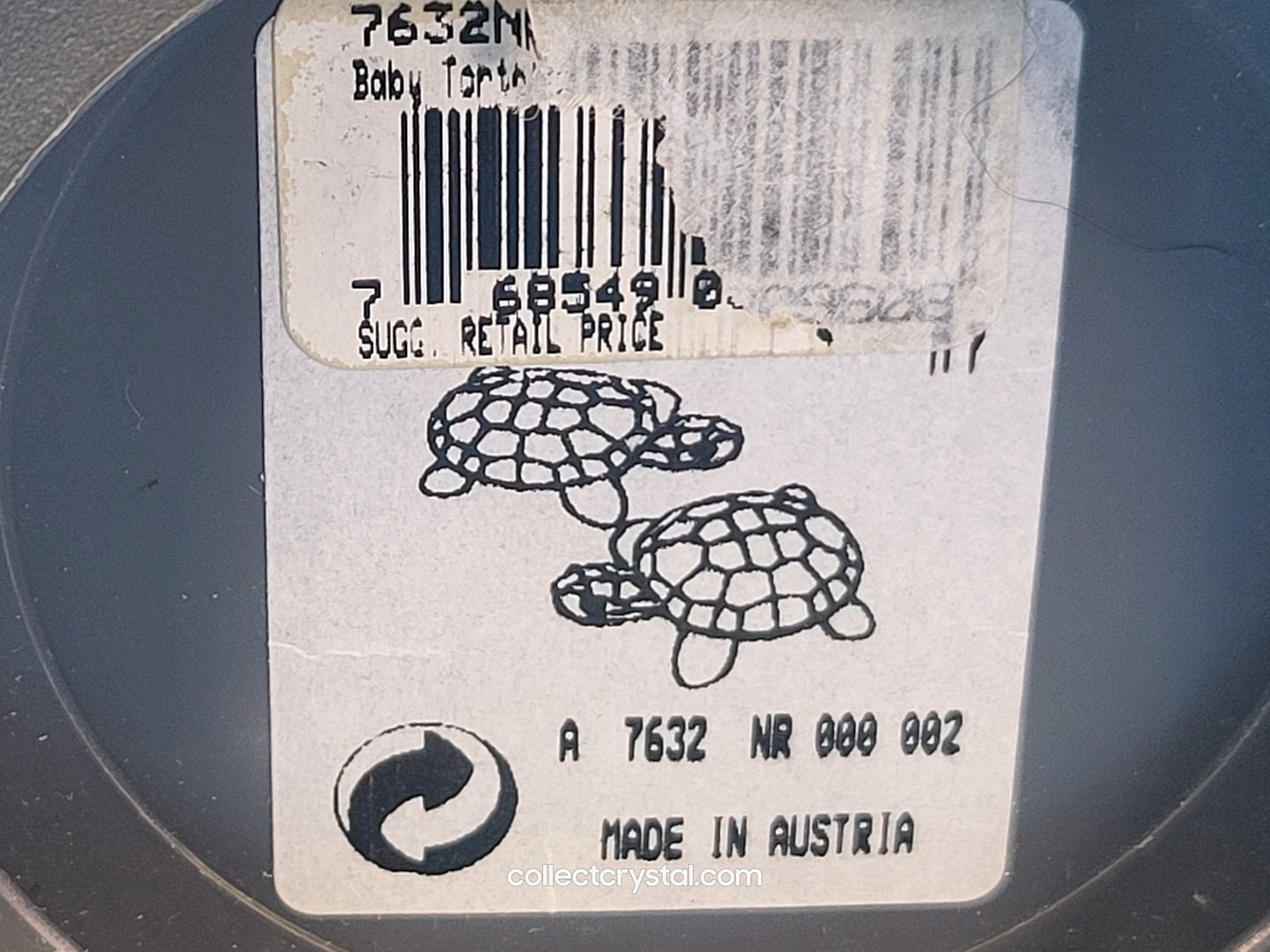 TORTOISES BABY Turtles Set of 2 # 220960