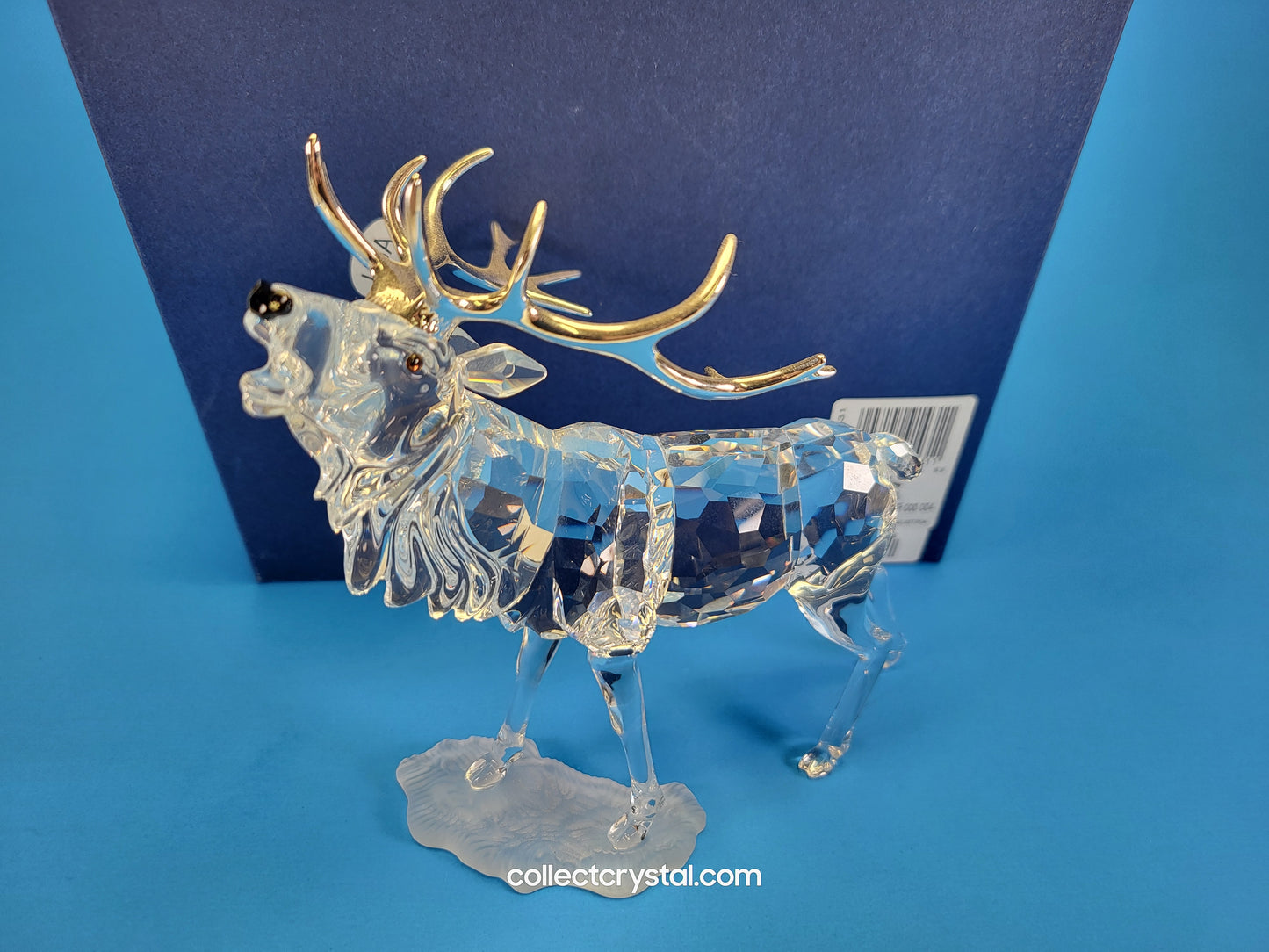 Reindeer Stag # 291431 rhodium antlers