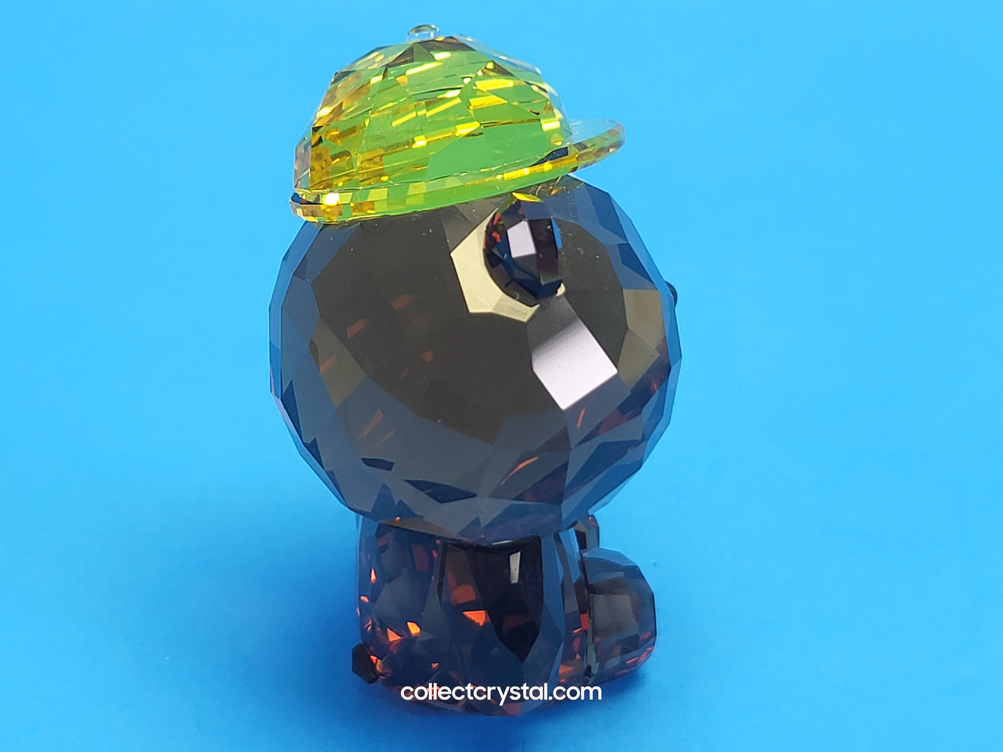 Swarovski Line Friends Brown Teddy Bear Crystal Figurine # 5492743