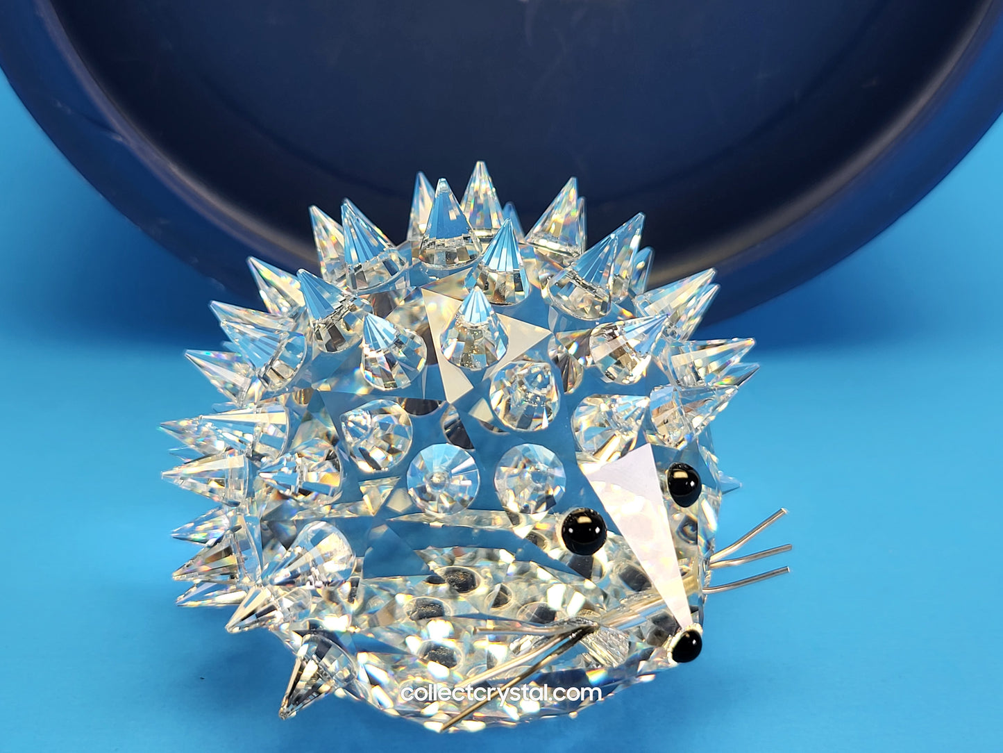 SWAROVSKI HEDGEHOG ROUND KING (SILVER WHISKERS) USA ISSUE 7630NR60