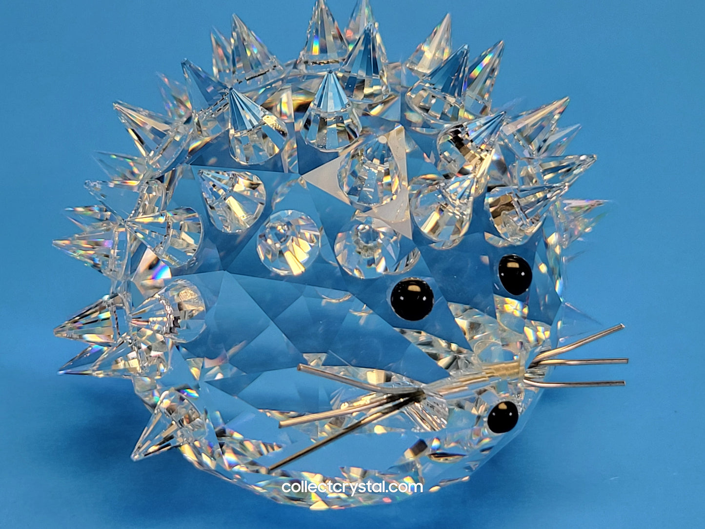SWAROVSKI HEDGEHOG ROUND KING (SILVER WHISKERS) USA ISSUE 7630NR60