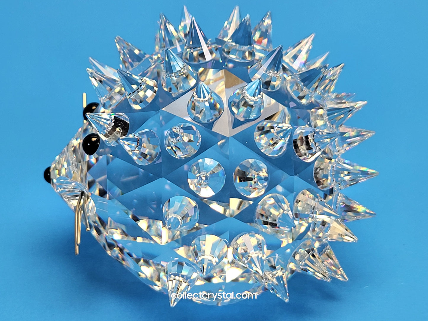 SWAROVSKI HEDGEHOG ROUND KING (SILVER WHISKERS) USA ISSUE 7630NR60