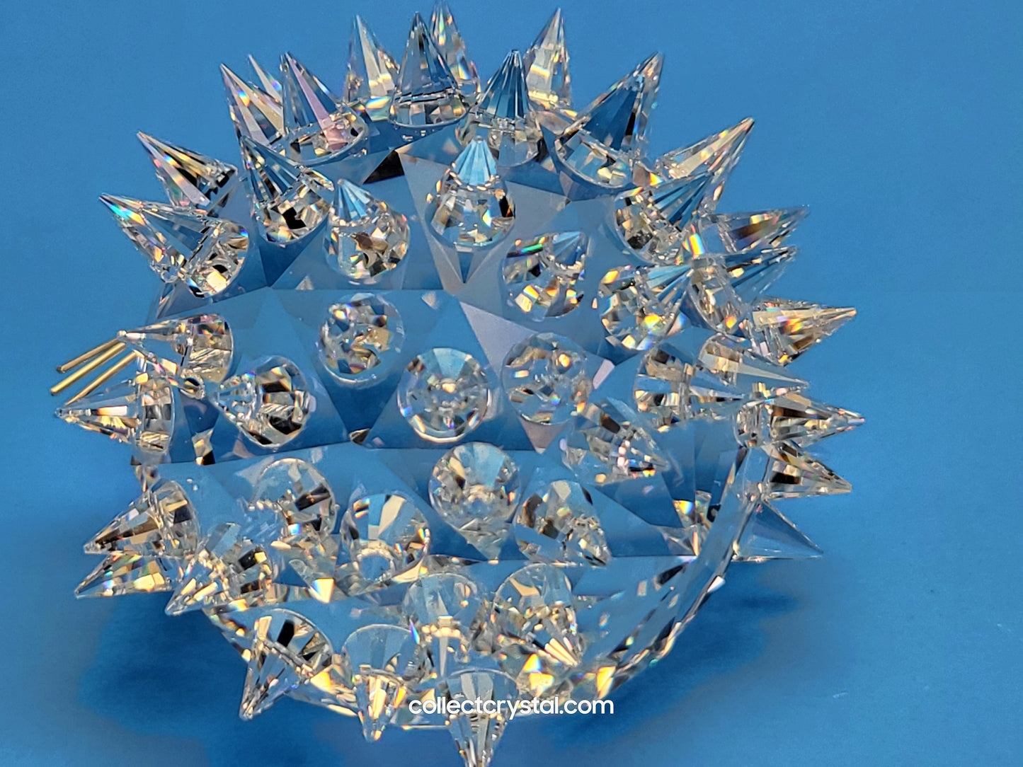 SWAROVSKI HEDGEHOG ROUND KING (SILVER WHISKERS) USA ISSUE 7630NR60