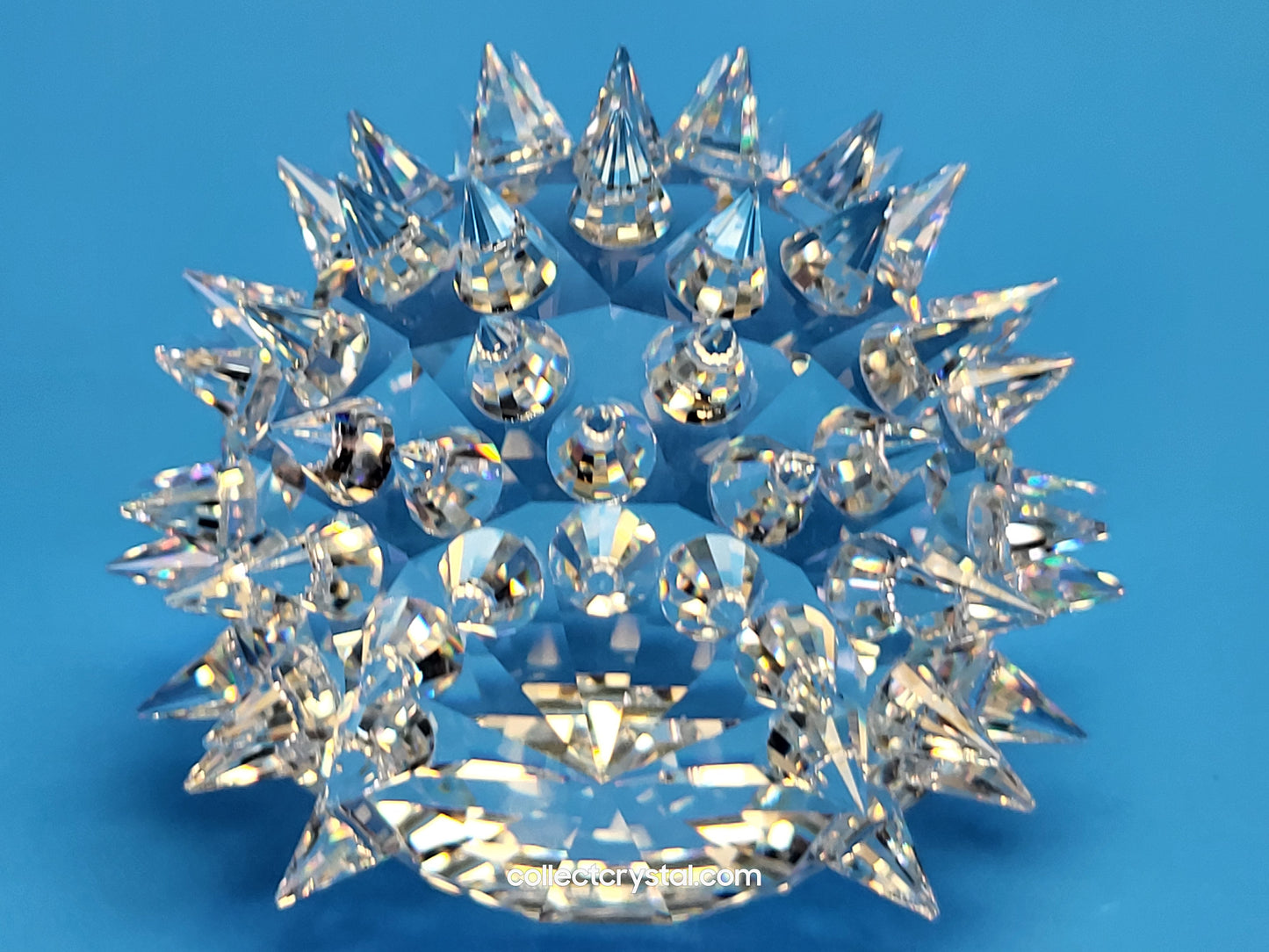 SWAROVSKI HEDGEHOG ROUND KING (SILVER WHISKERS) USA ISSUE 7630NR60