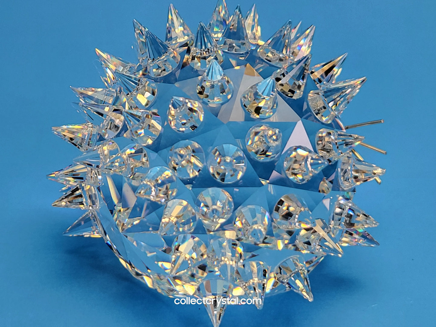 SWAROVSKI HEDGEHOG ROUND KING (SILVER WHISKERS) USA ISSUE 7630NR60