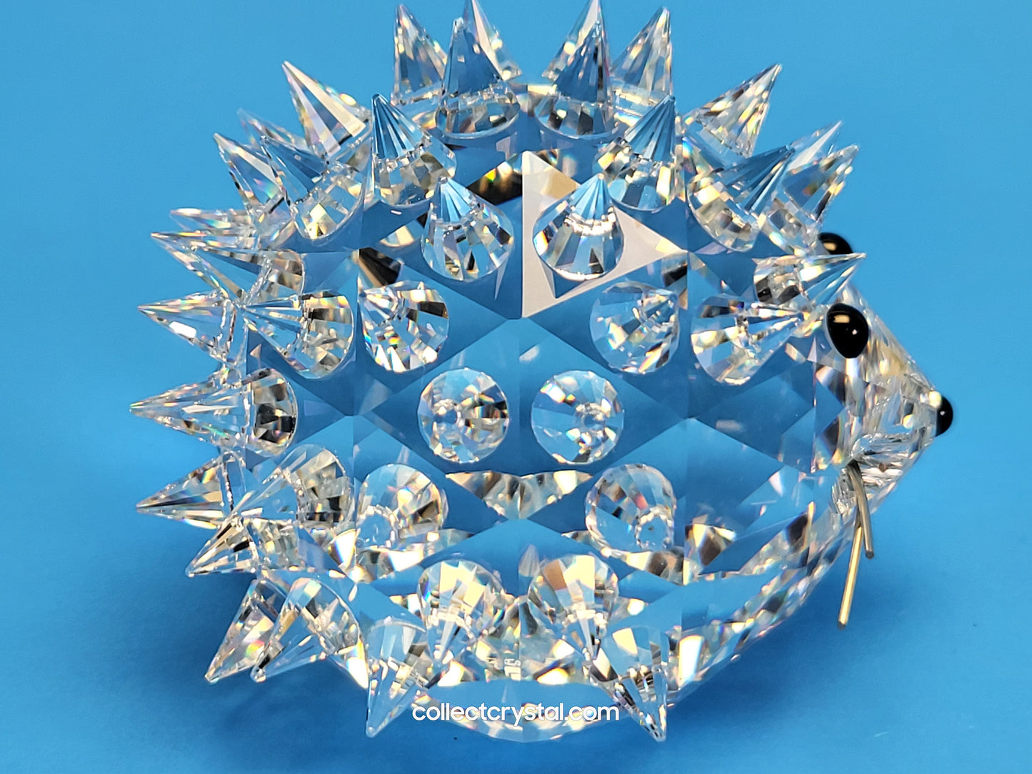 SWAROVSKI HEDGEHOG ROUND KING (SILVER WHISKERS) USA ISSUE 7630NR60