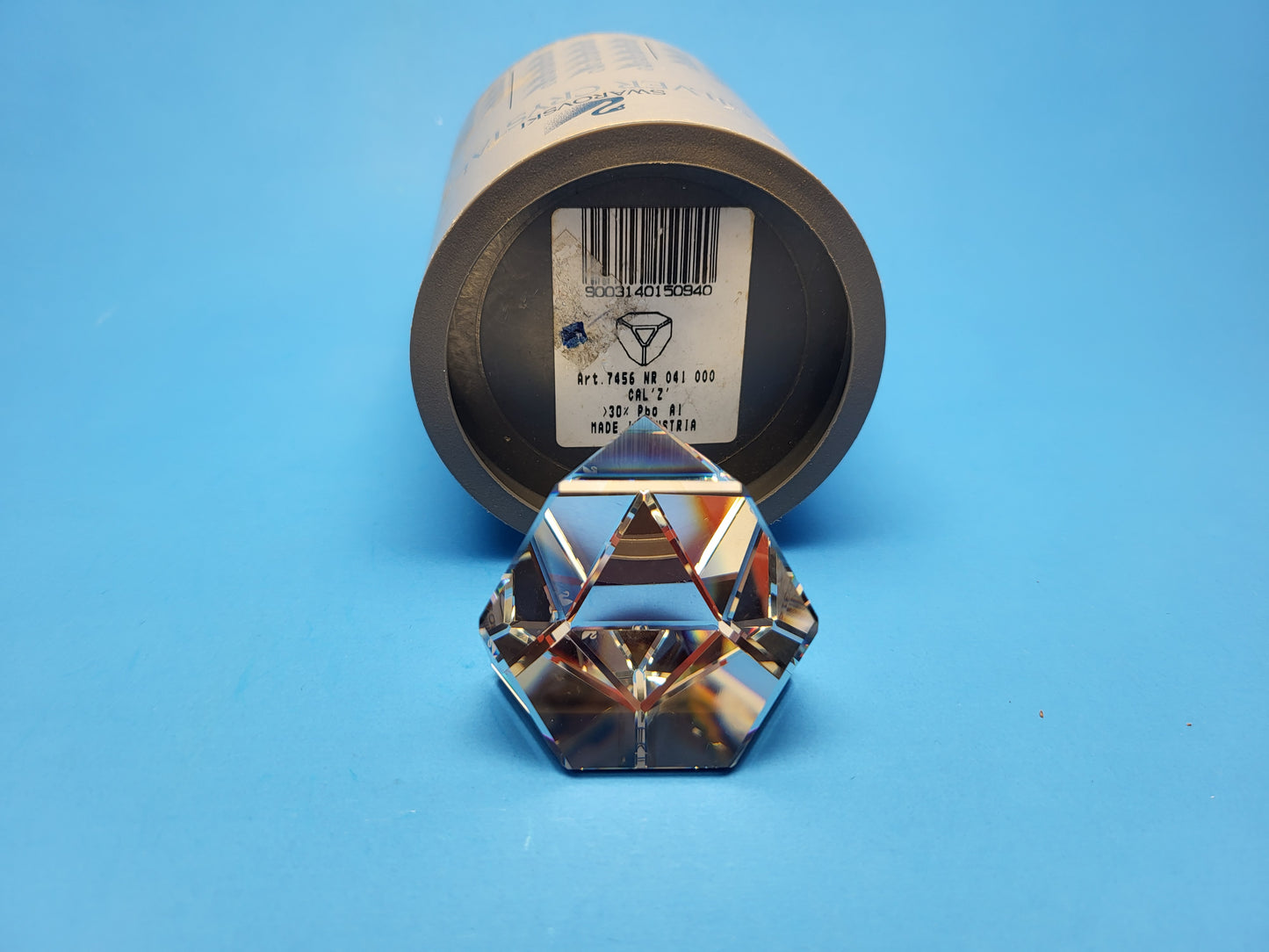 Crystal CLRAR Octron PAPERWEIGHT – OCTRON # 7456 NR 41