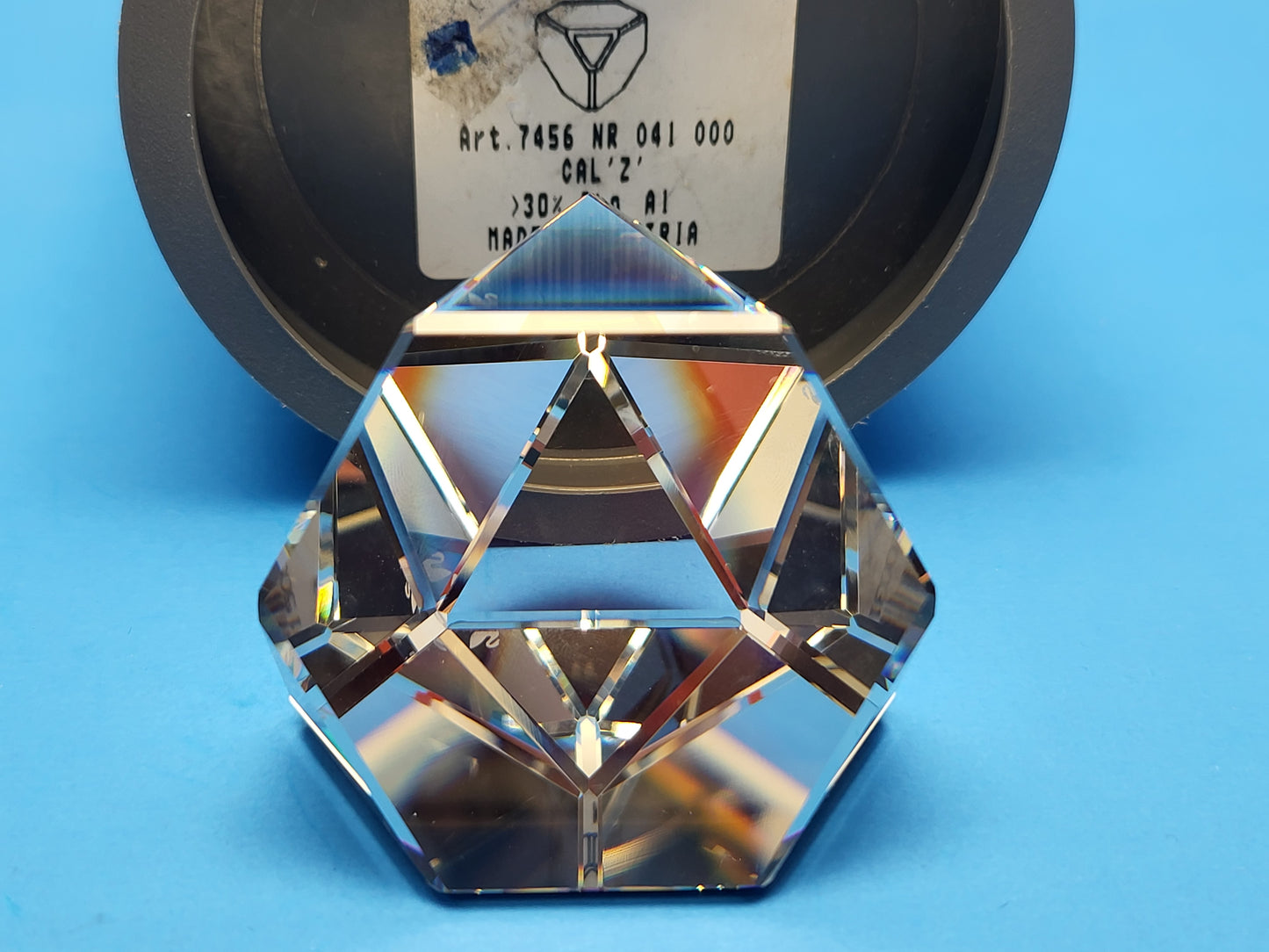 Crystal CLRAR Octron PAPERWEIGHT – OCTRON # 7456 NR 41