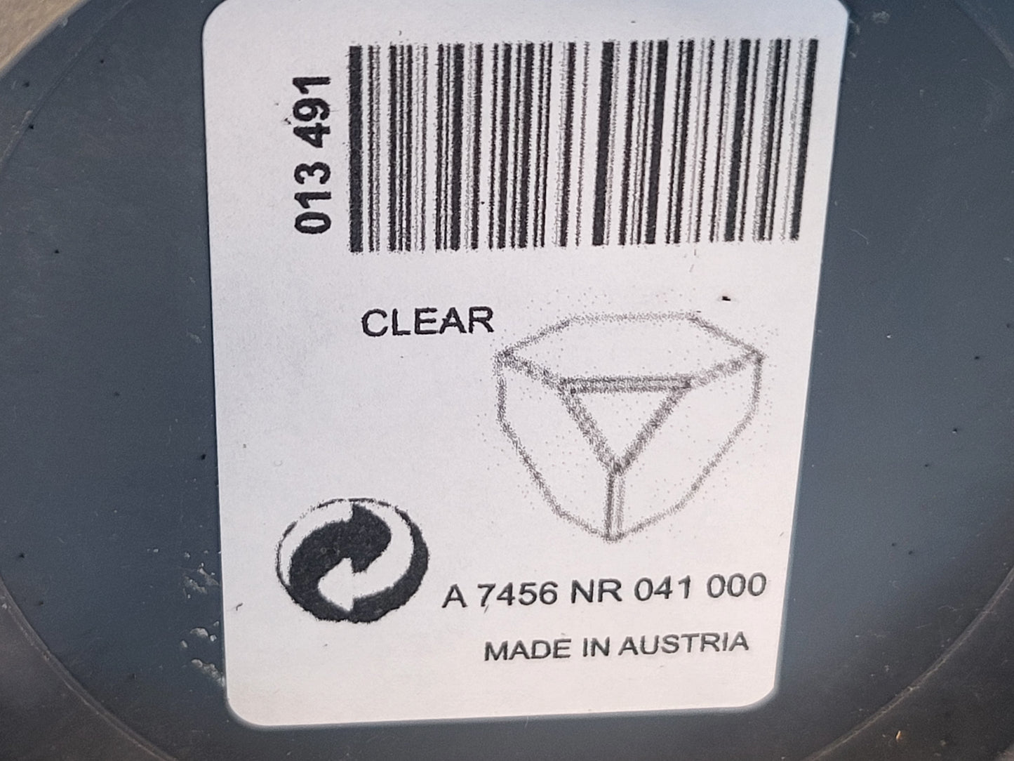 Crystal CAL Octron PAPERWEIGHT – OCTRON # 7456 NR 41