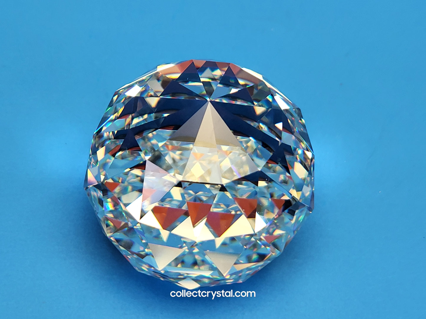 PAPERWEIGHT – ROUND 50MM CRYSTAL CAL