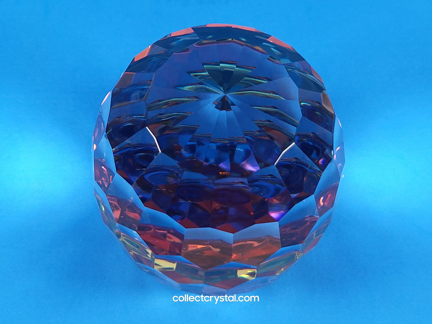 Atomic 70mm Volcano Crystal Paperweight Boxed