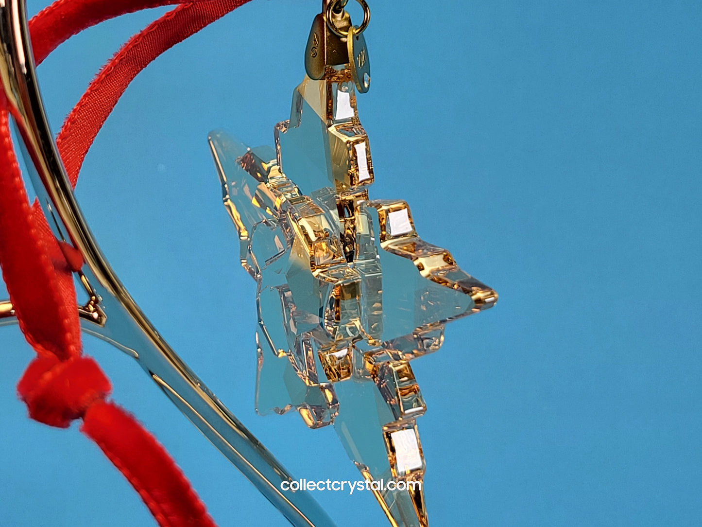 2021 Festive Annual Edition Ornament # 558347 gold tone NOS