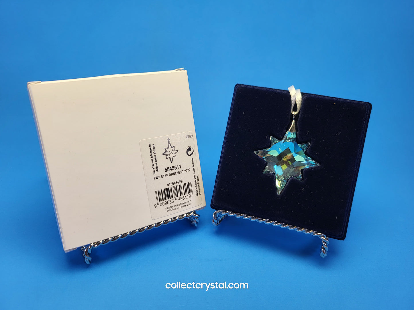 2020 CRYSTAL CHRISTMAS SMALL Aurora Borealis AB ORNAMENT # 5545611