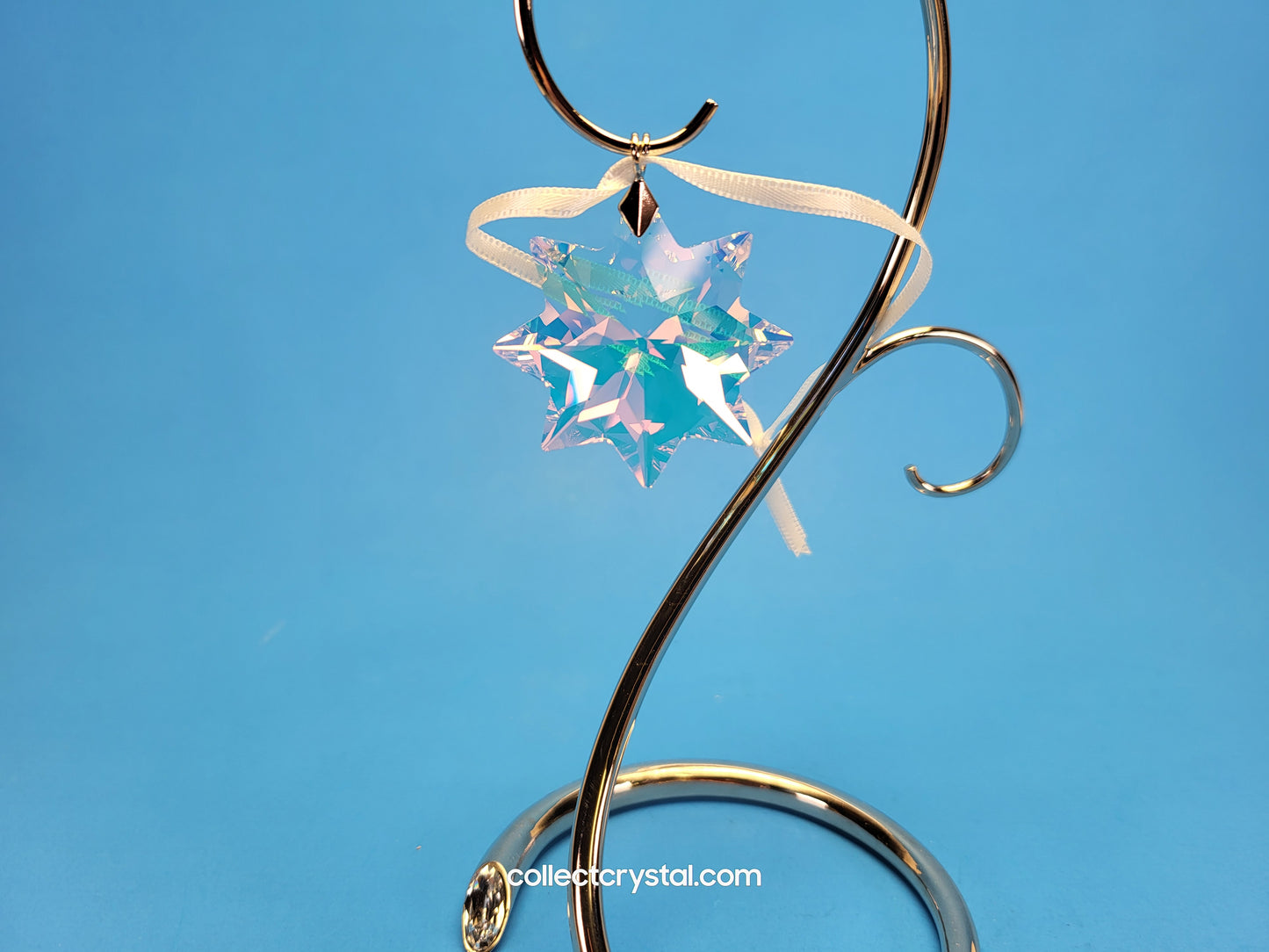 2017 CRYSTAL CHRISTMAS SMALL Aurora Borealis AB ORNAMENT # 5302552