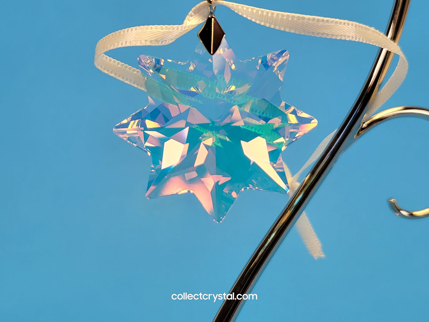 2017 CRYSTAL CHRISTMAS SMALL Aurora Borealis AB ORNAMENT # 5302552