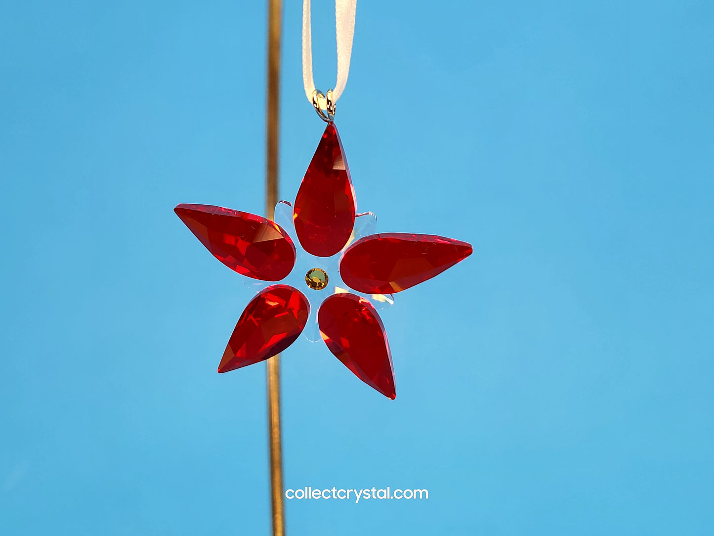 CHRISTMAS ORNAMENT – POINSETTIA RED SMALL 905210