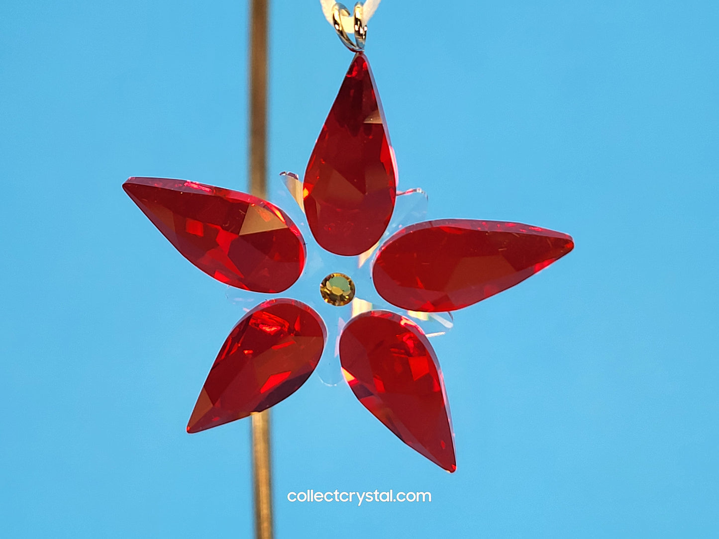 CHRISTMAS ORNAMENT – POINSETTIA RED SMALL 905210