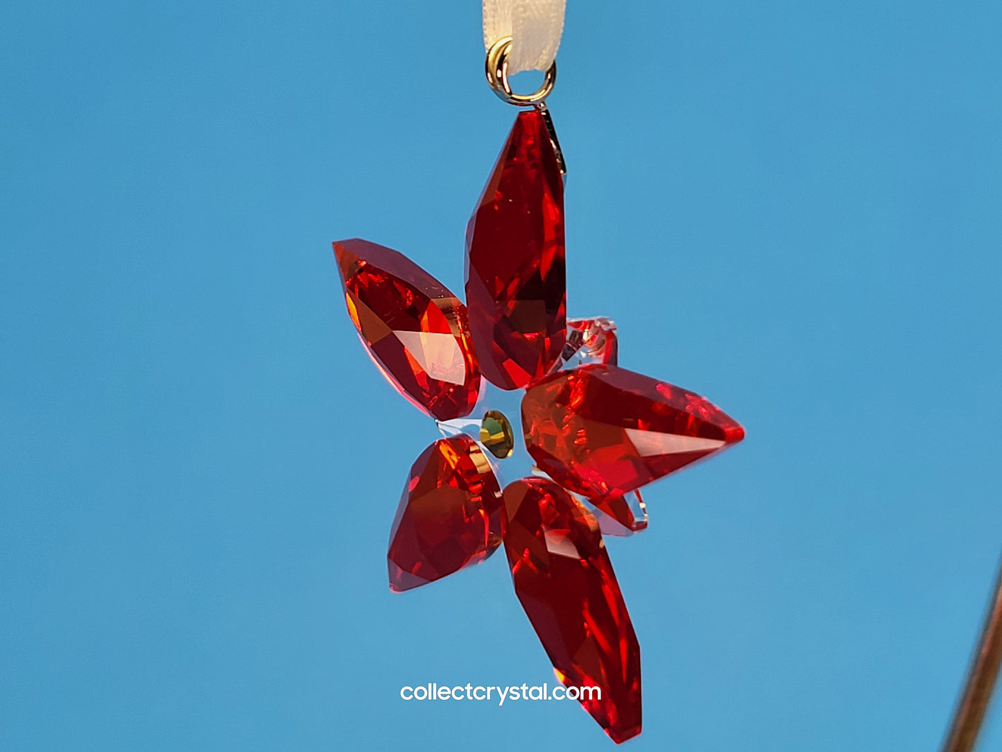 CHRISTMAS ORNAMENT – POINSETTIA RED SMALL 905210