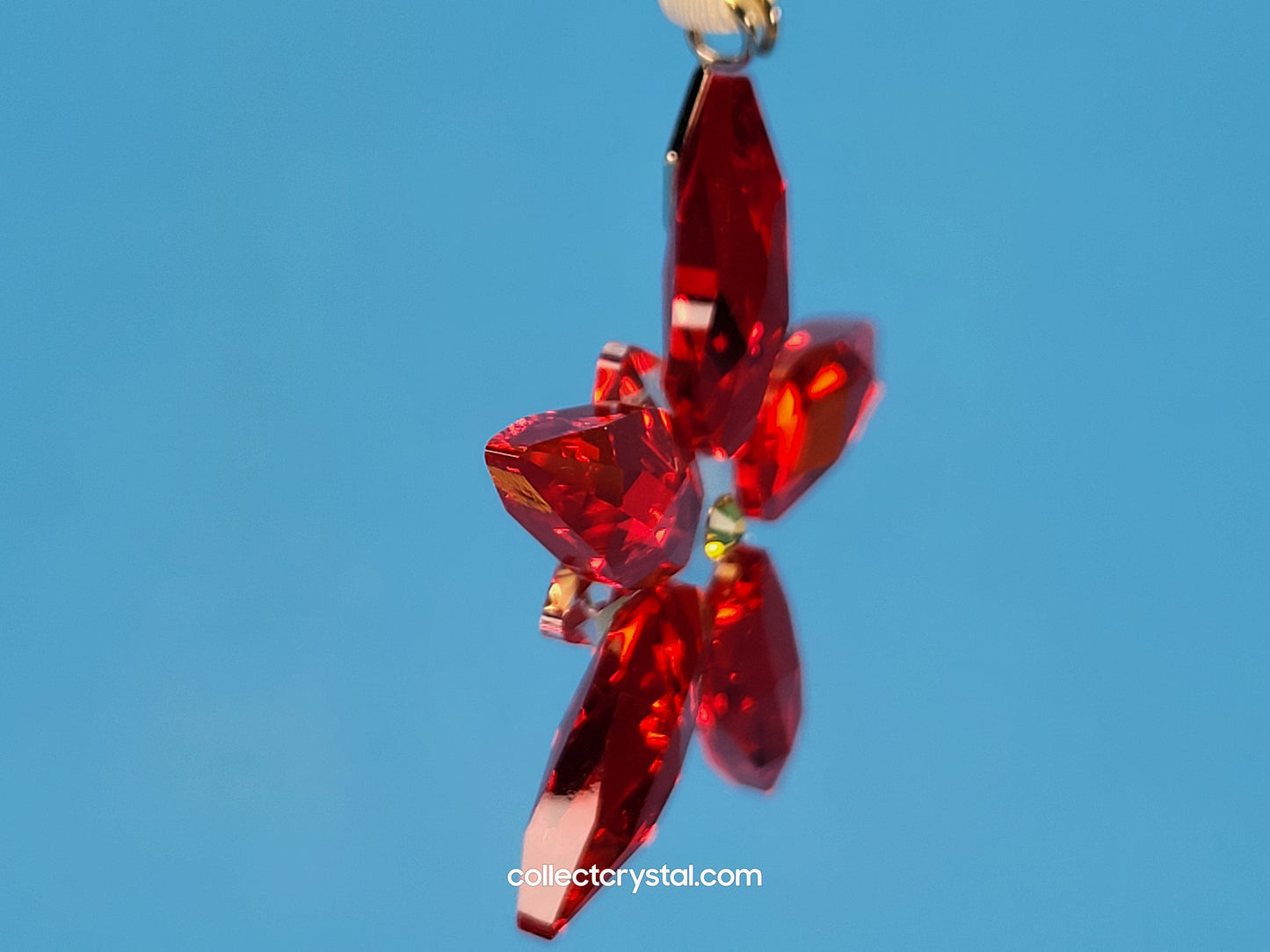 CHRISTMAS ORNAMENT – POINSETTIA RED SMALL 905210