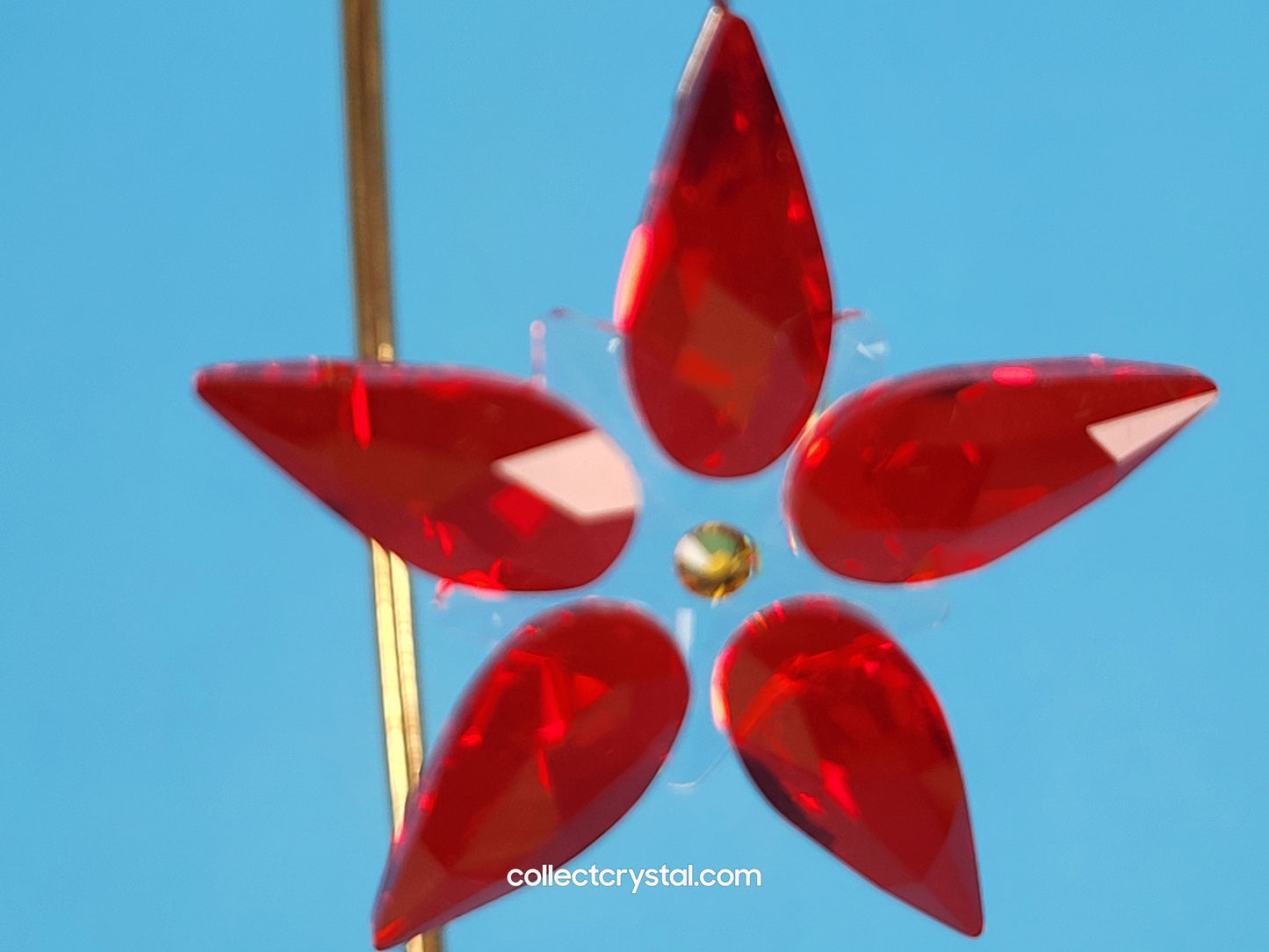 CHRISTMAS ORNAMENT – POINSETTIA RED SMALL 905210