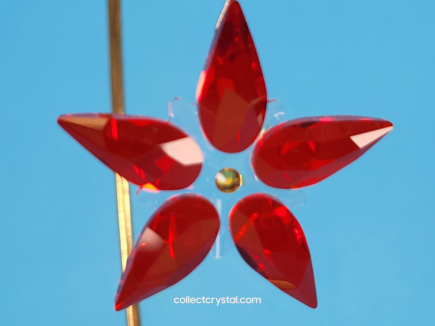 CHRISTMAS ORNAMENT – POINSETTIA RED SMALL 905210