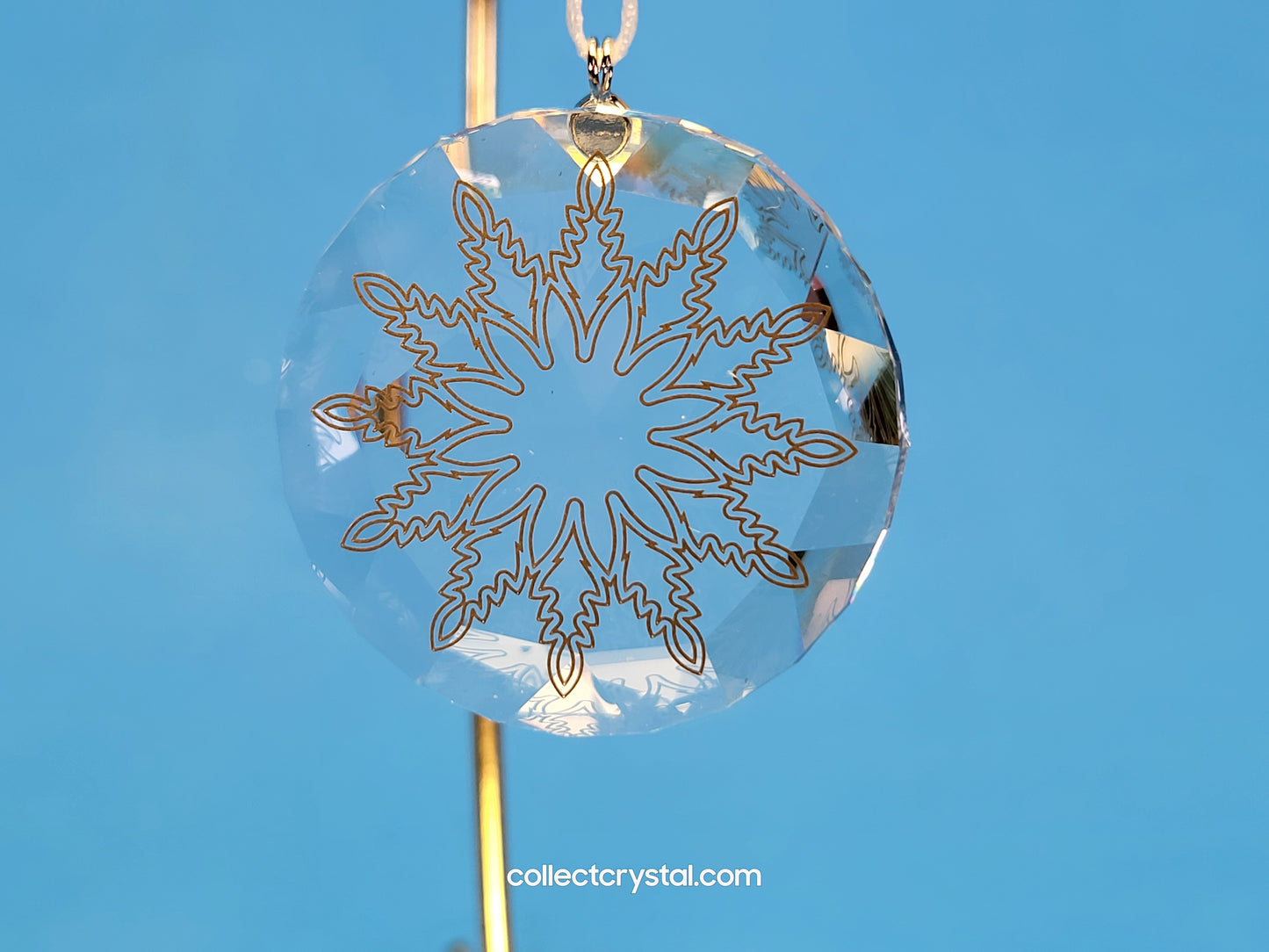 Winter Sparkle 2019 Christmas Crystal Ornament # 5465967