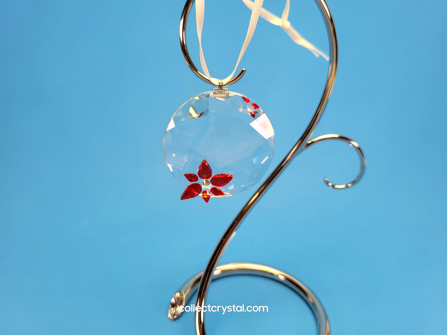 CHRISTMAS WINDOW ORNAMENT – POINSETTIA 905214