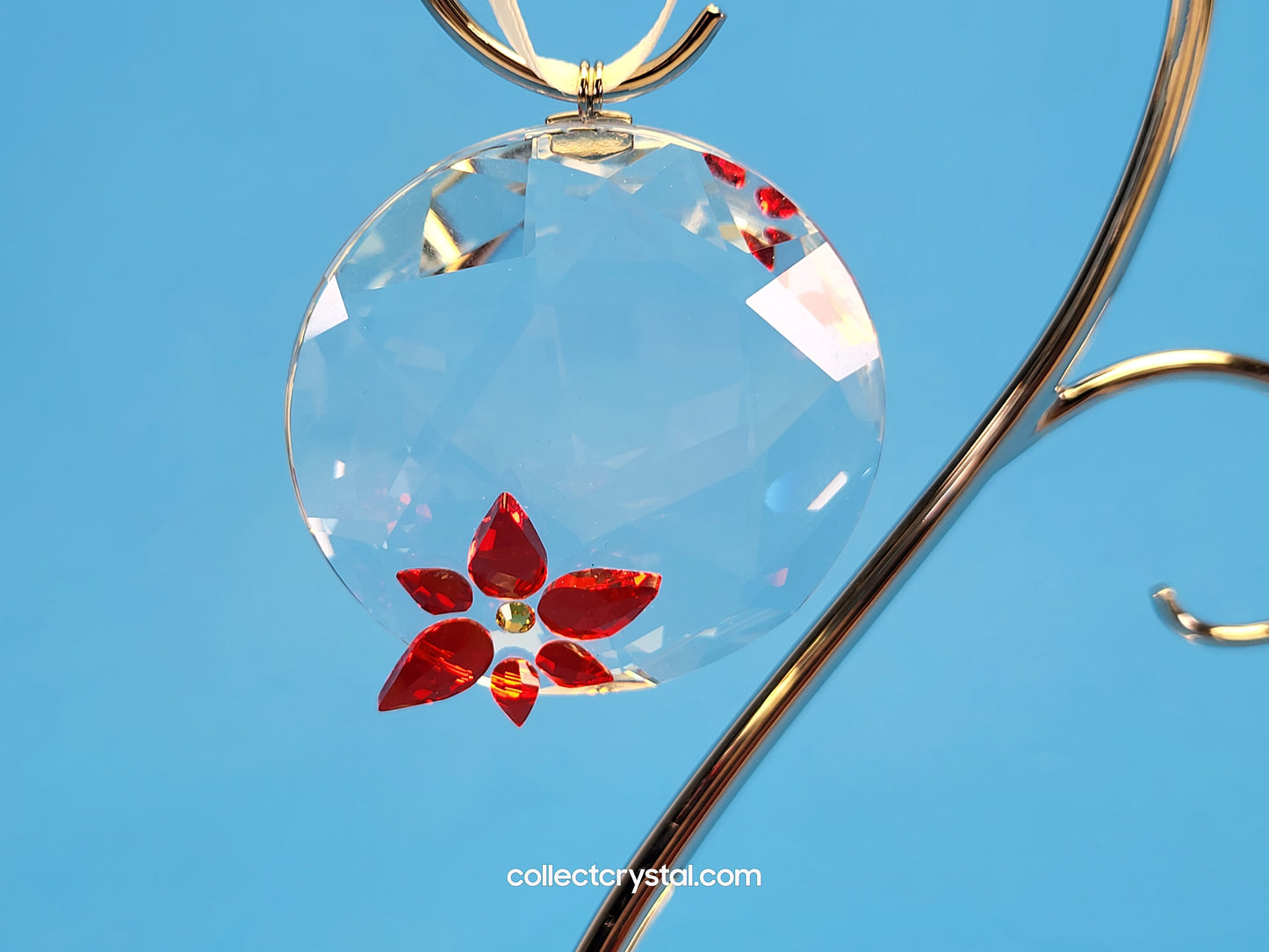 CHRISTMAS WINDOW ORNAMENT – POINSETTIA 905214