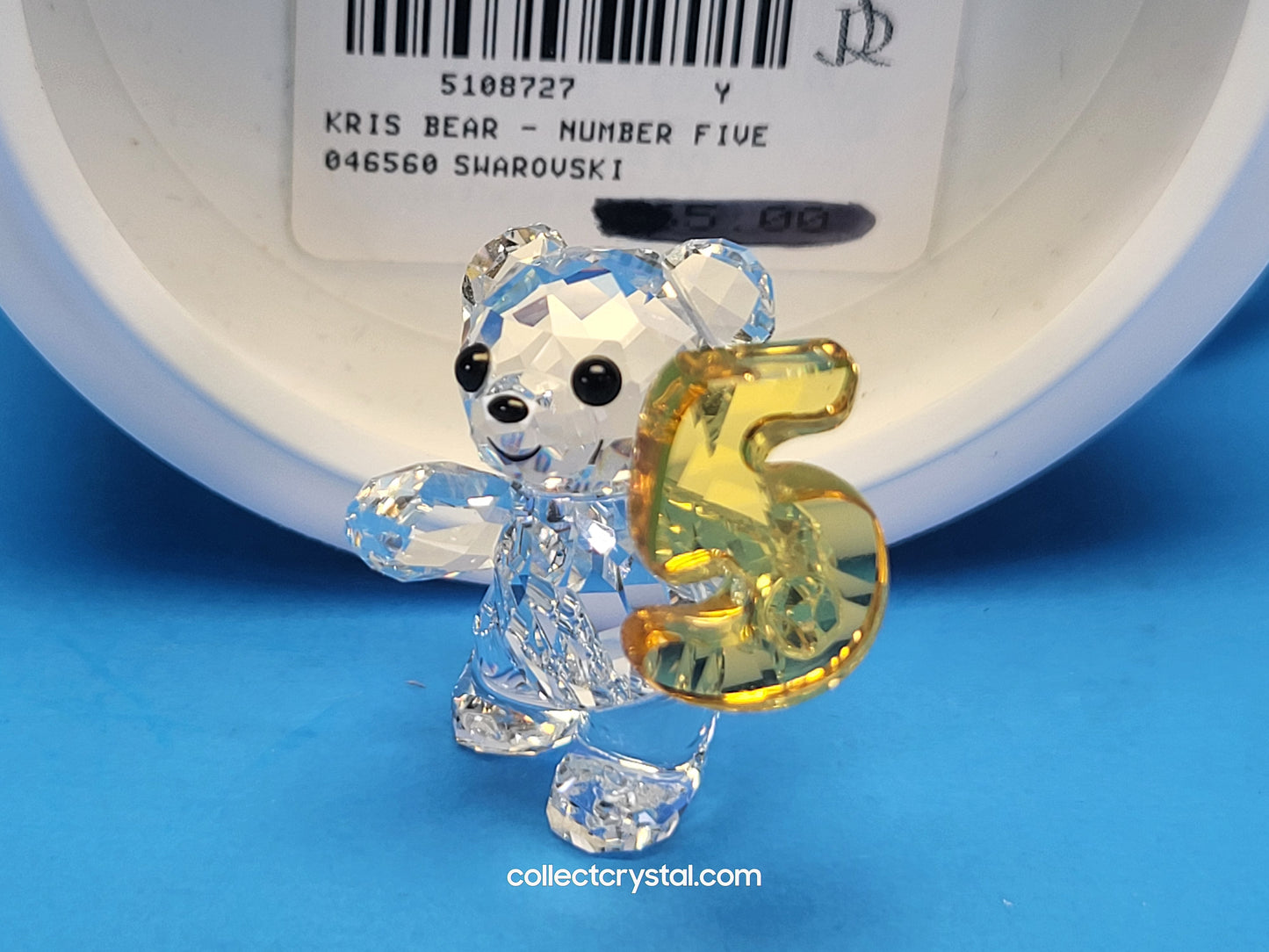 KRIS BEAR –BIRTHDAY BEAR FOR AGE NUMBER 5 FIVE # 5108727