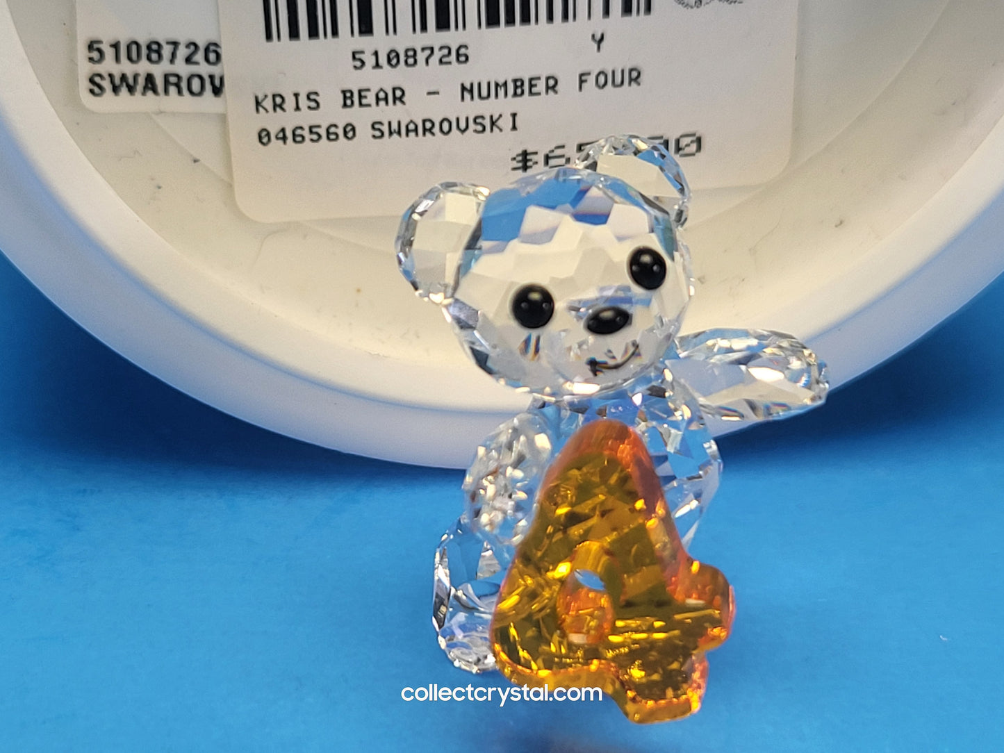 KRIS BEAR –BIRTHDAY BEAR FOR AGE NUMBER 4 / FOUR # 5108726