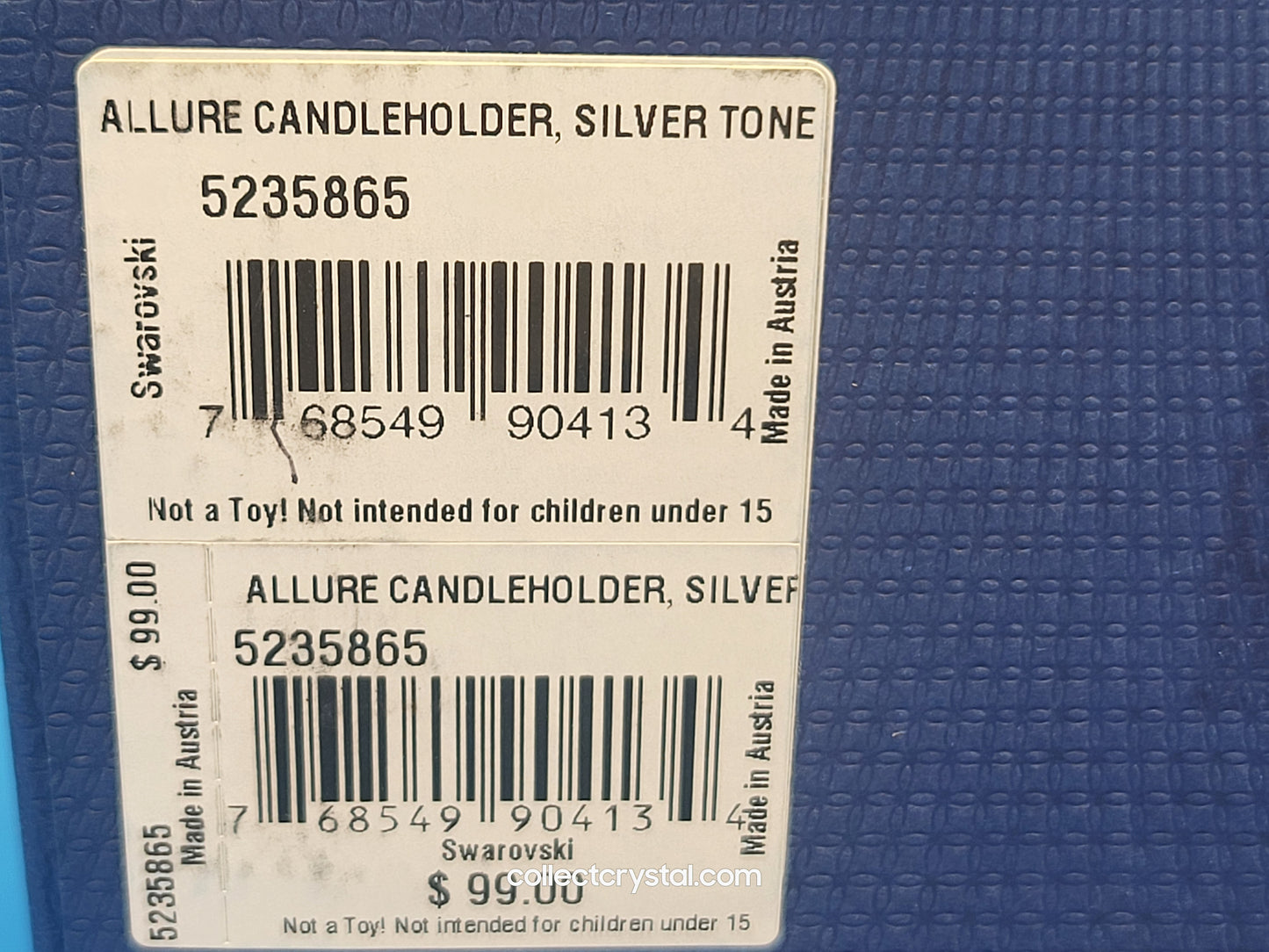 Giftware CANDLEHOLDER – ALLURE SILVER TONE 5235865