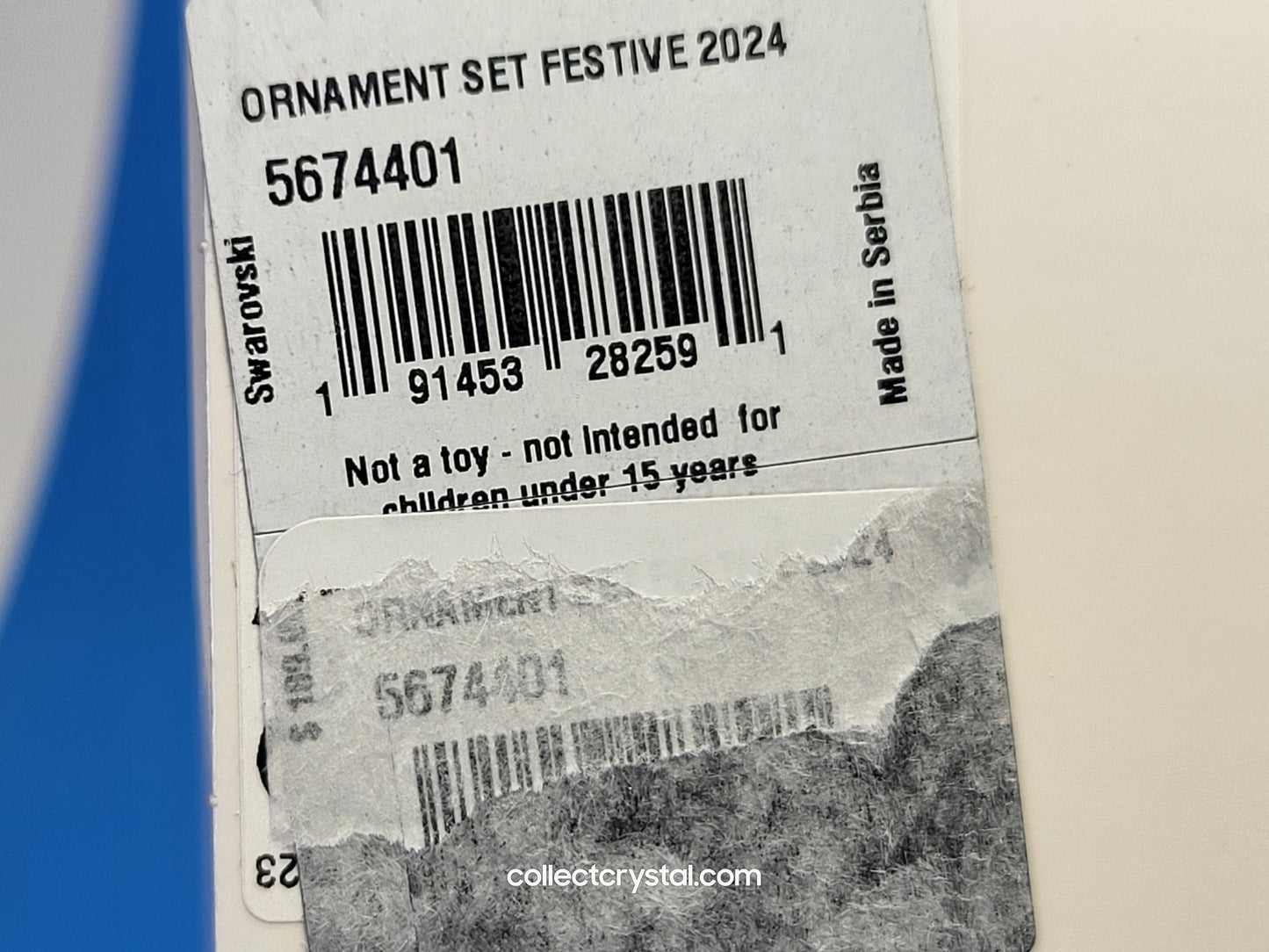 2024 CHRISTMAS ORNAMENT FESTIVE GOLD SET 5674401