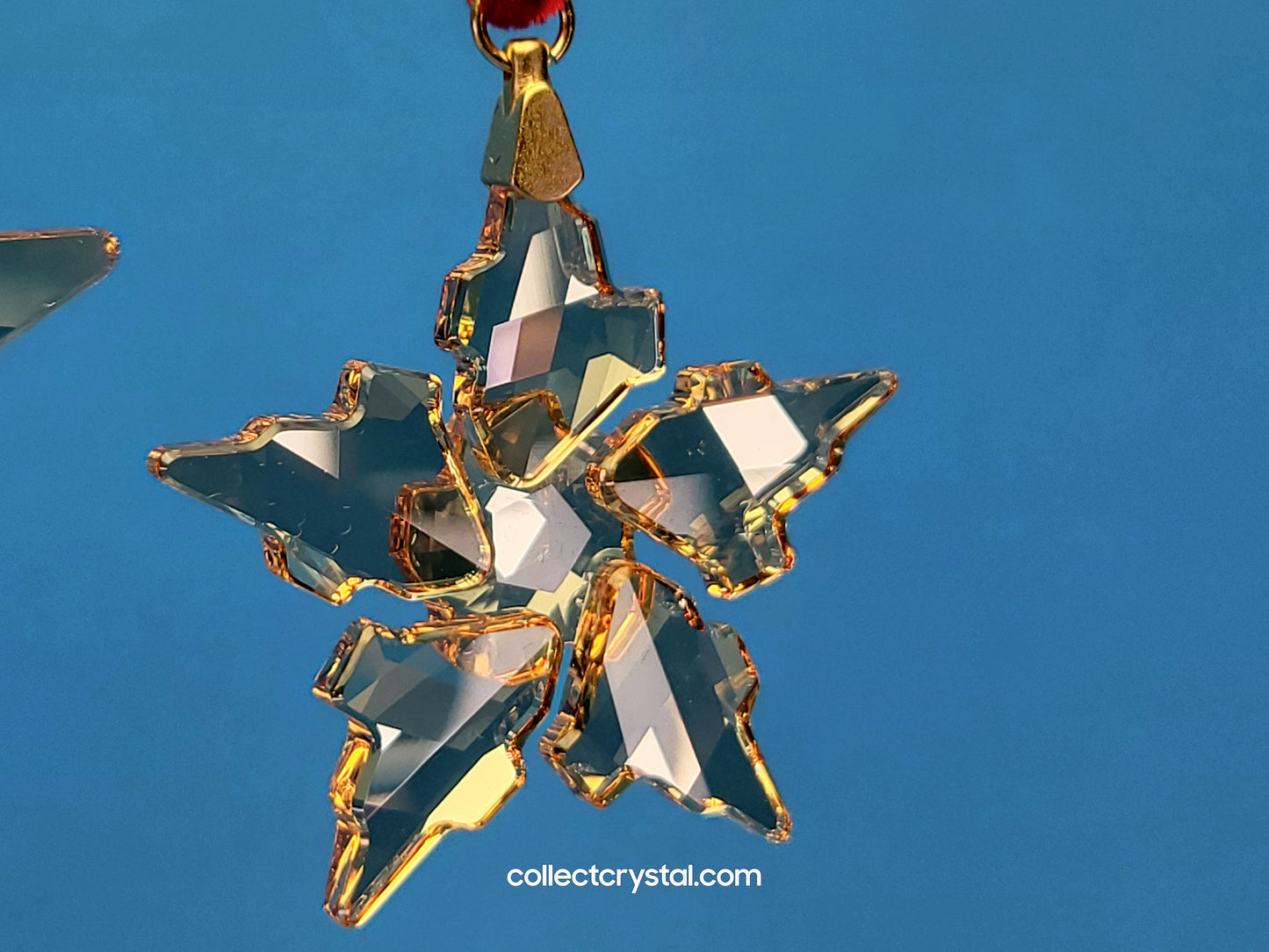 2021 CHRISTMAS ORNAMENT FESTIVE GOLD SET 5597133 Three piece set