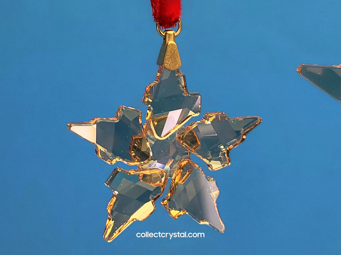 2021 CHRISTMAS ORNAMENT FESTIVE GOLD SET 5597133 Three piece set