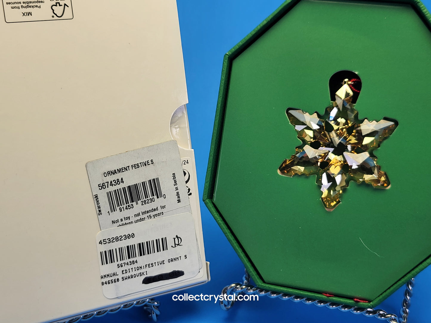 2024 FESTIVE GOLD SMALL Annual Edition Ornament 5674384