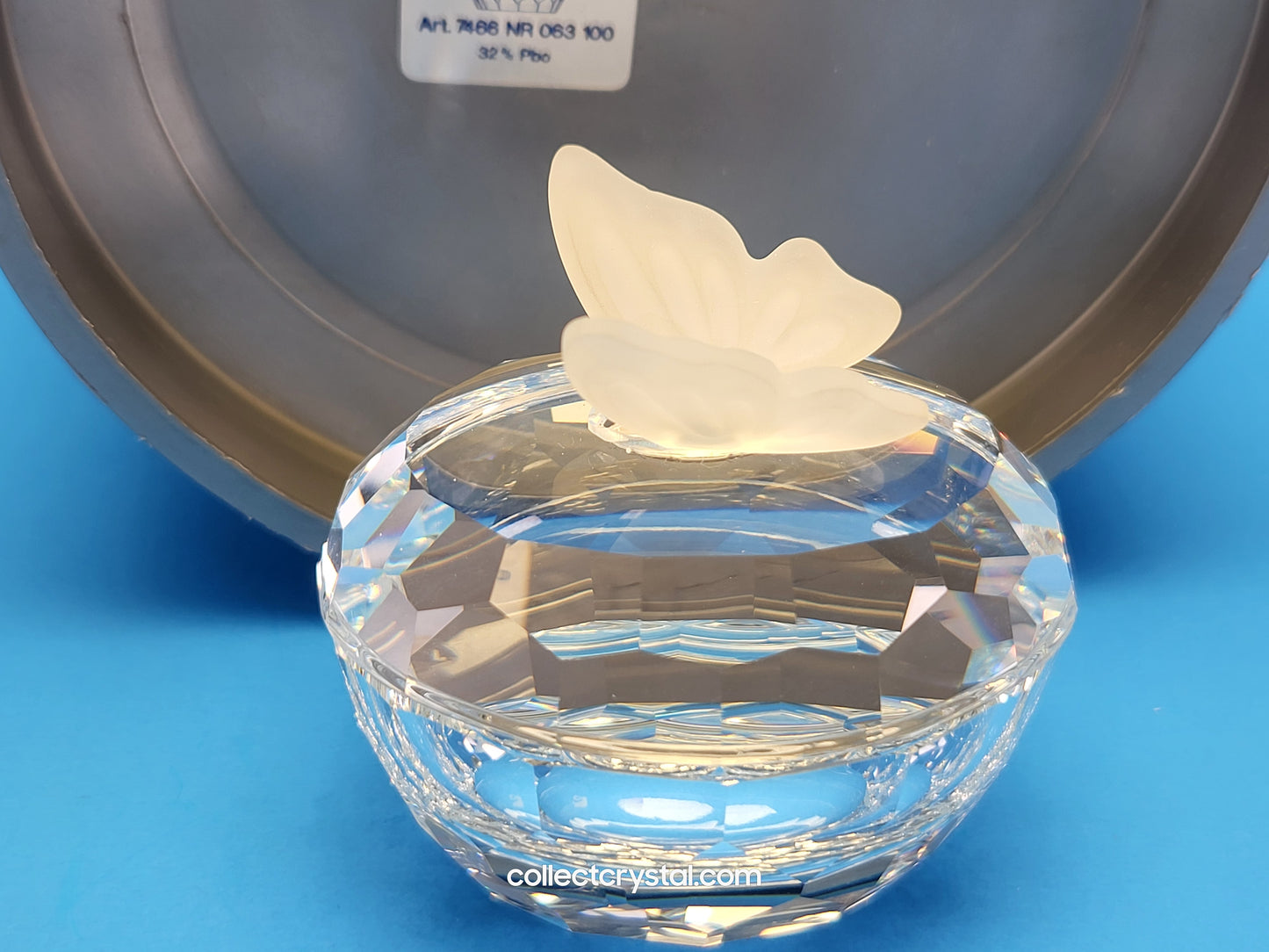 Butterfly Trinket / Treasure Oval Box # 7466 063 100 or # 010117
