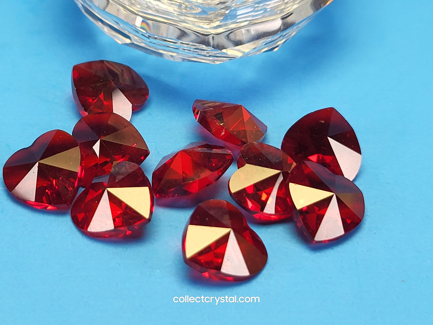 Heart Jewel Trinket Box # 693910 With Red Hearts