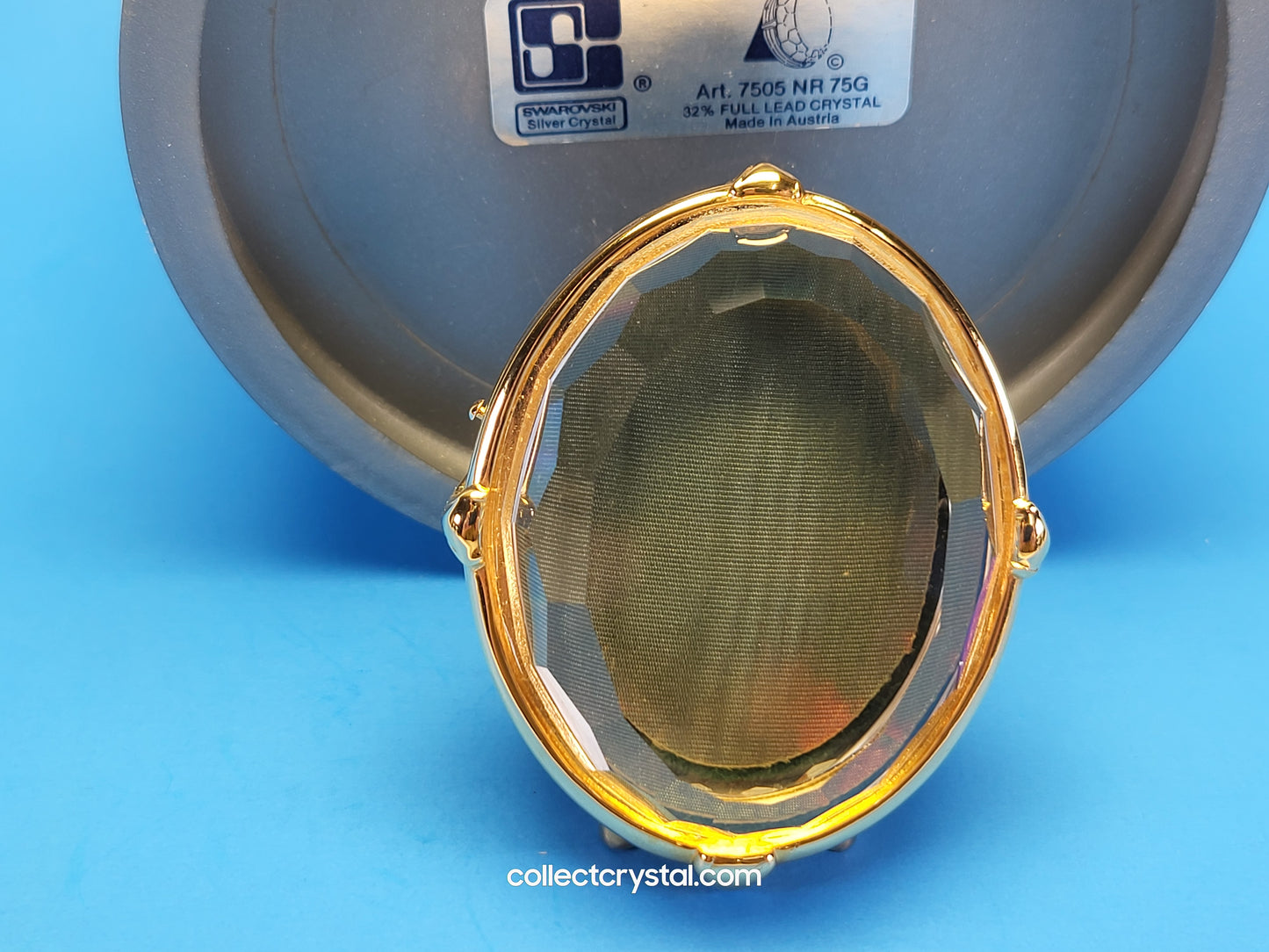 PICTURE FRAME – OVAL GOLD USA 7505NR75G