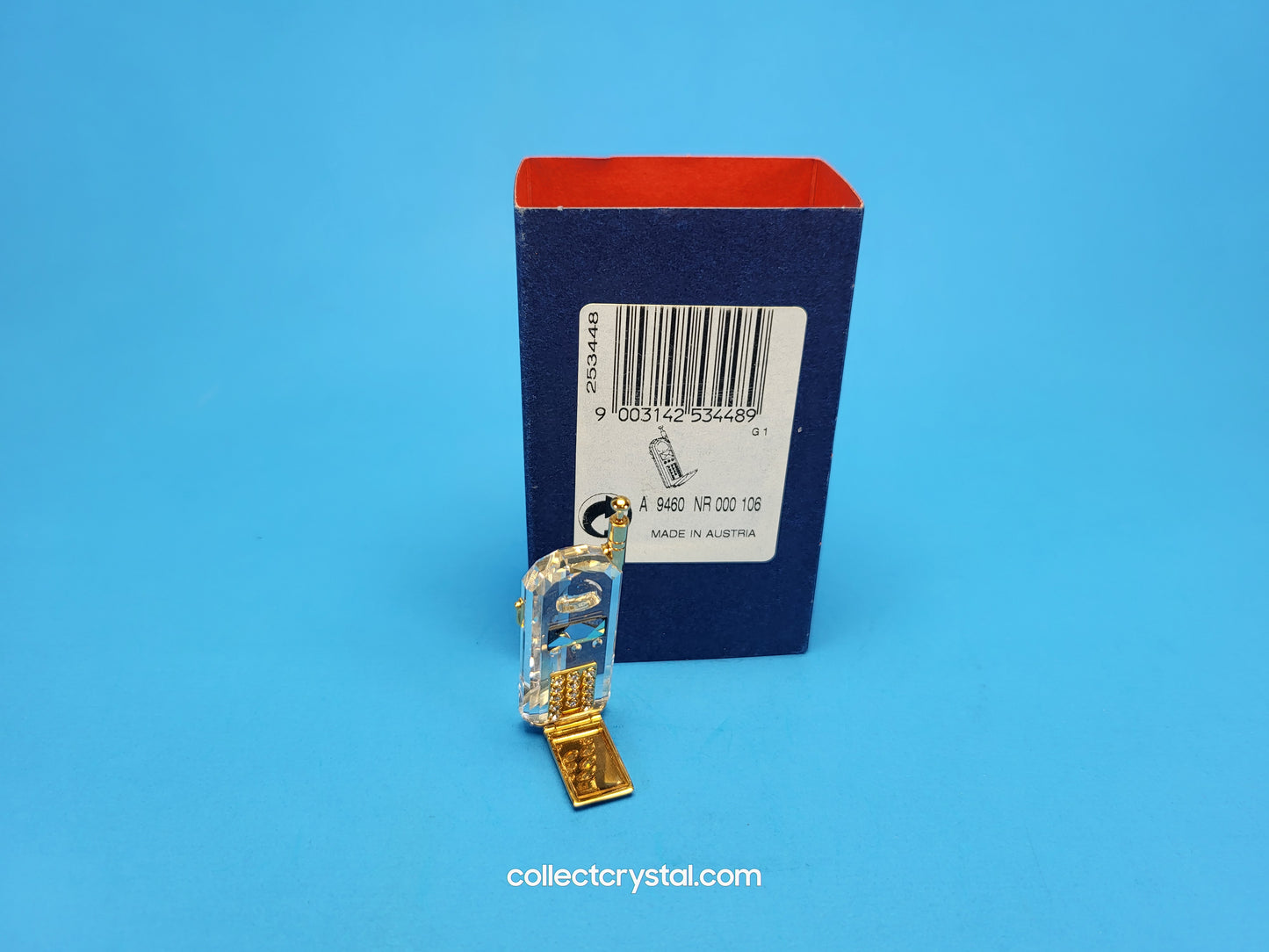 Memories Mobile Flip Cell Phone Figurine Gold Accents # 253448 boxed