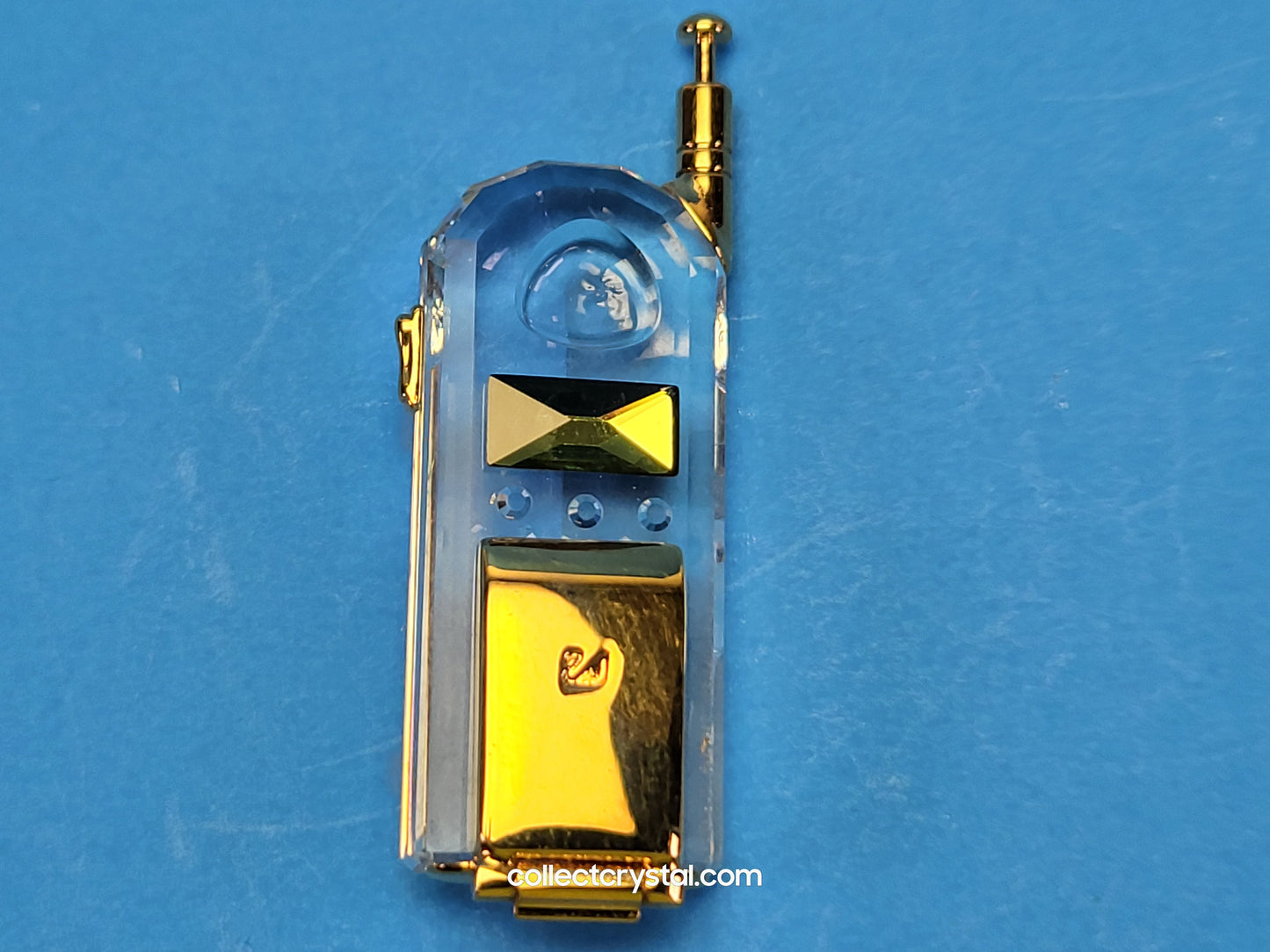 Memories Mobile Flip Cell Phone Figurine Gold Accents # 253448 boxed