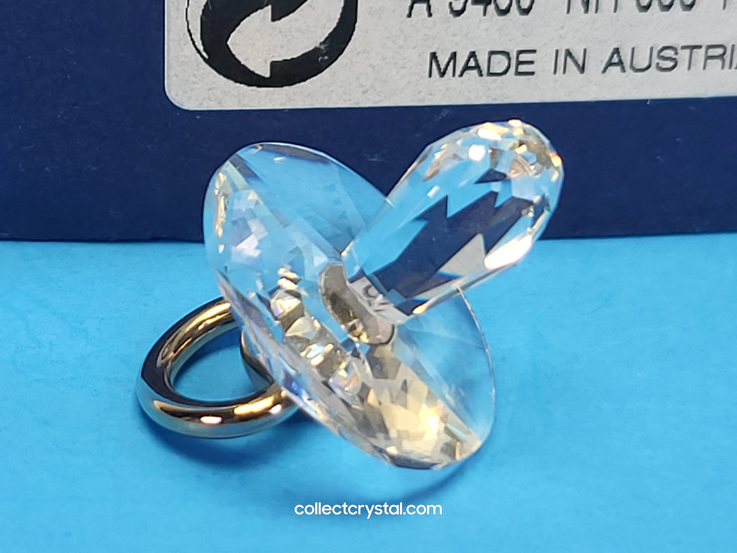 Crystal Memories Baby Pacifier with CLEAR RHODIUM # 626862