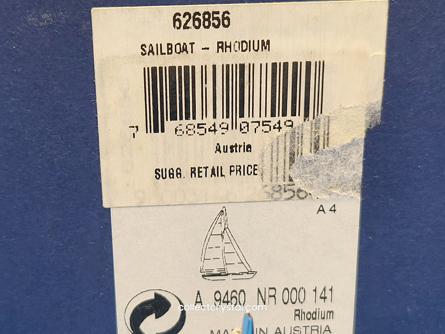 MEMORIES – SAILBOAT RHODIUM 626856