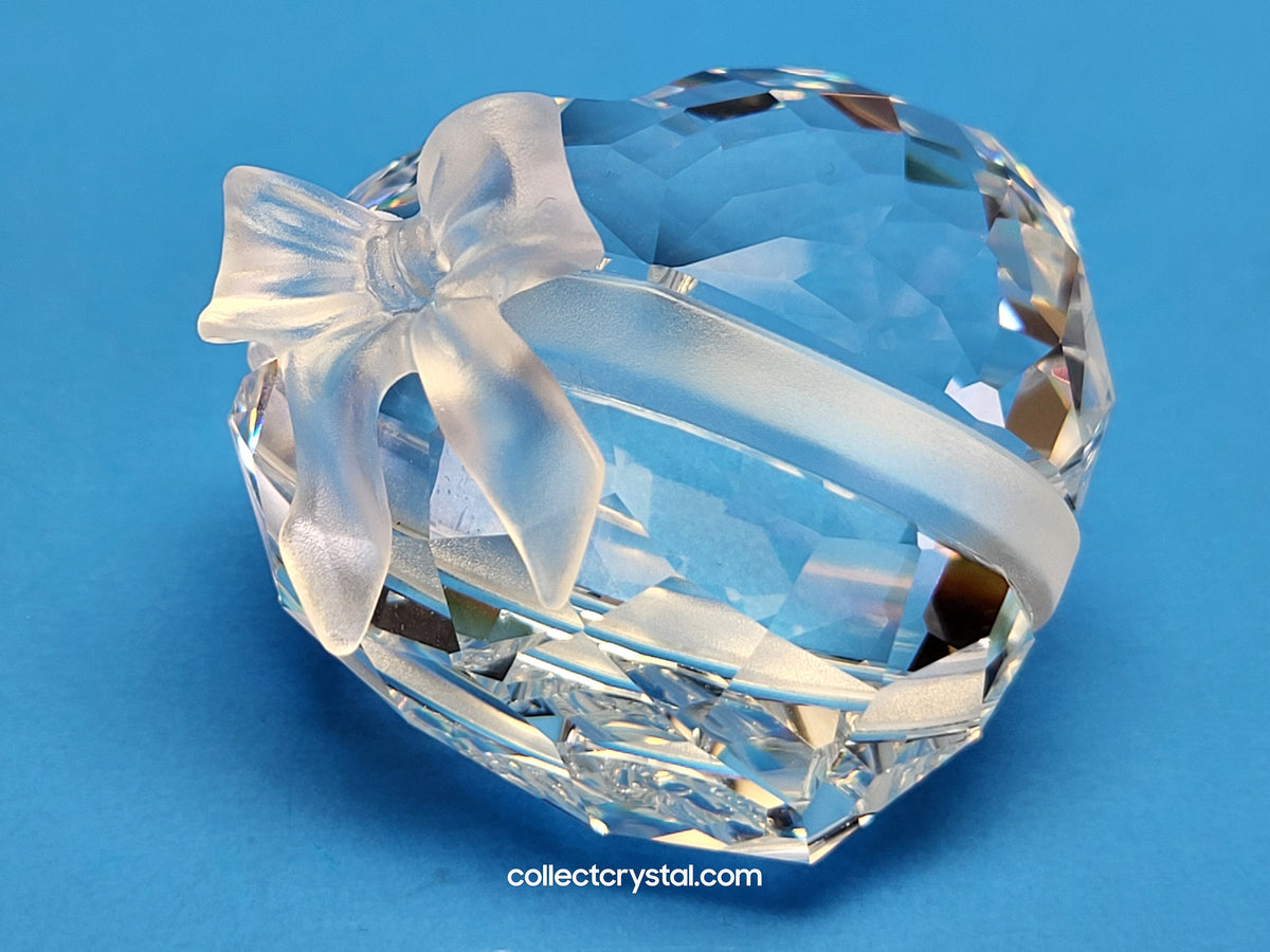 SWEETHEART 210035 Frosted heart love Bow Paperweight