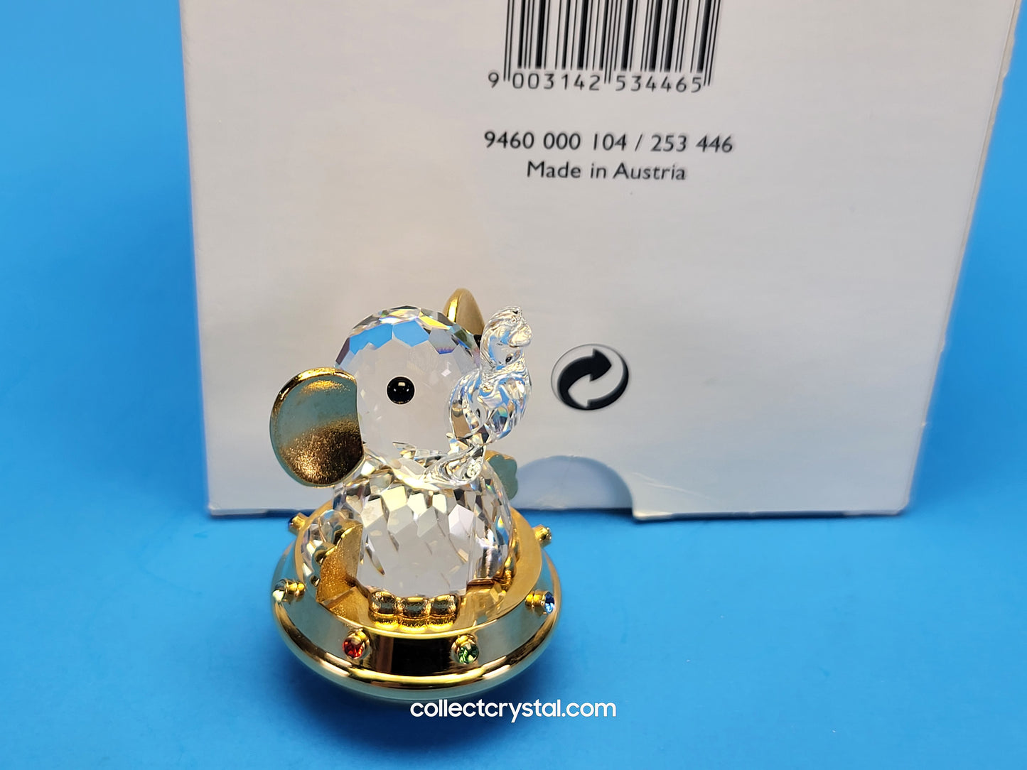 Memories Gold Toy Elephant 253446 Bobble Times Past Series