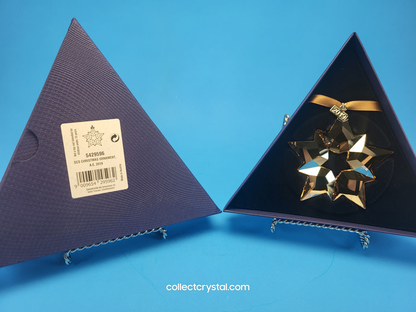 2019 CHRISTMAS ORNAMENT GOLD SCS 5429596