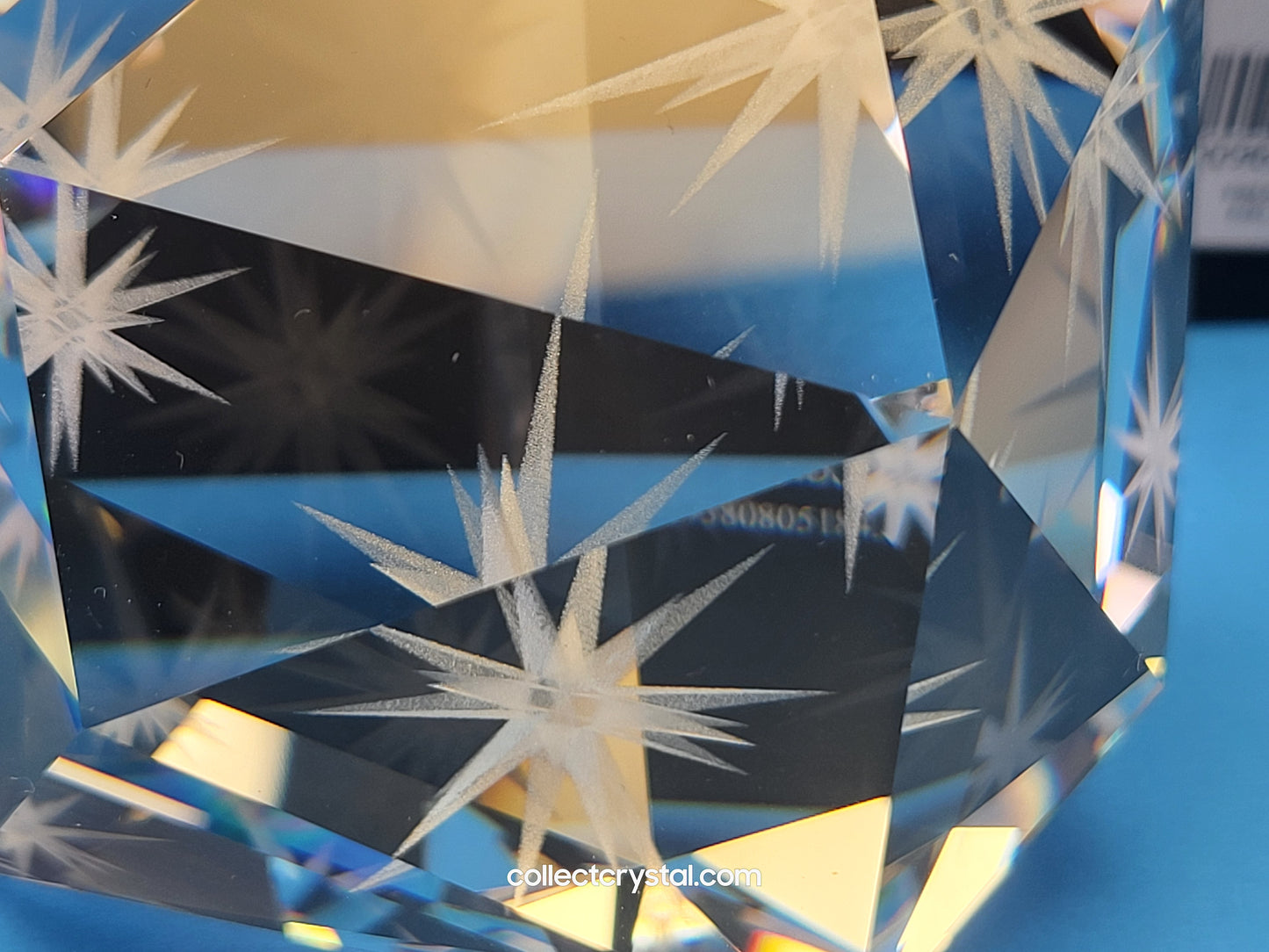 ETERNAL STAR STANDING ORNAMENT MEDIUM CLEAR 5569377