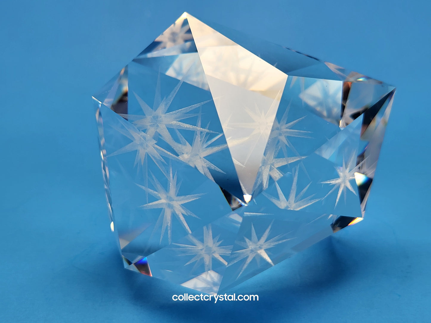 ETERNAL STAR STANDING ORNAMENT MEDIUM CLEAR 5569377