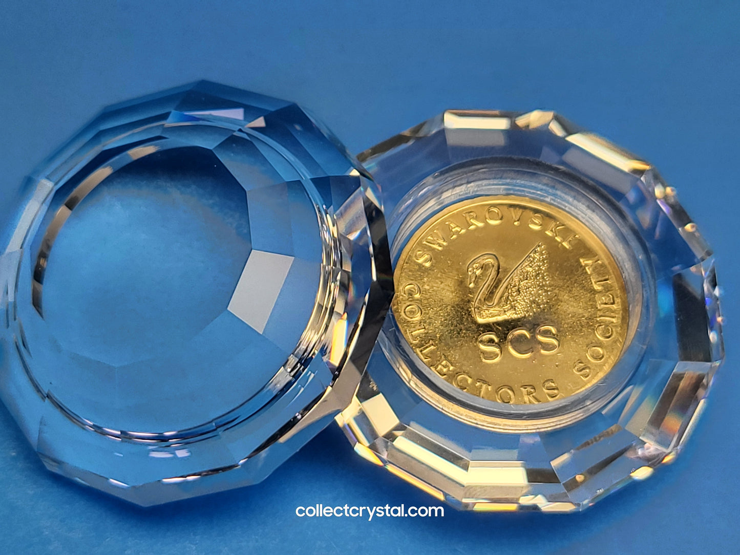 SCS 100th Anniversary Silver Coin In Crystal Box 7400 090 001 version 1